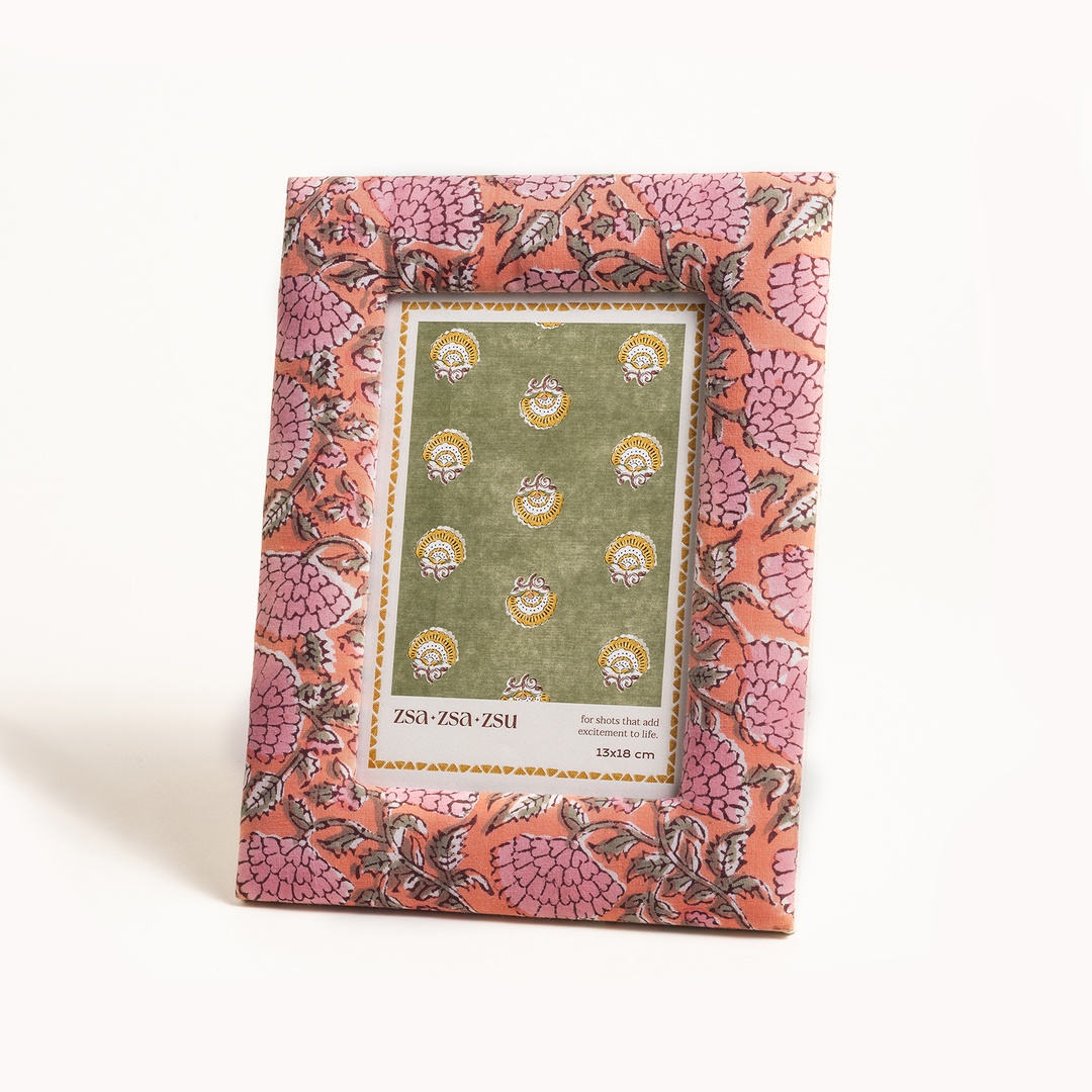 Fagu Kumaş Çerçeve 19x24 Cm Pembe