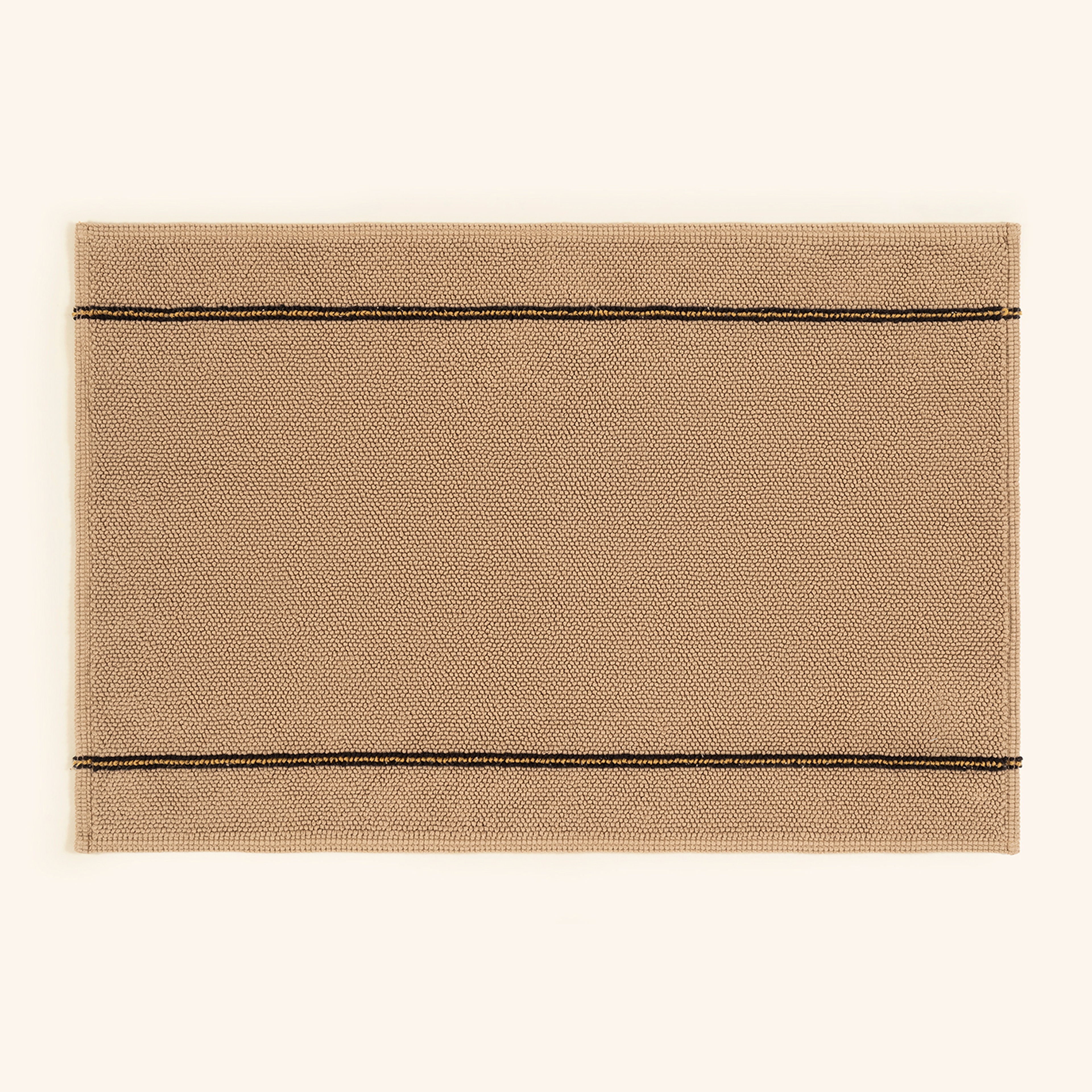 Costa Bukle Pamuk Pamuk Banyo Paspası 60x90 Cm Bej