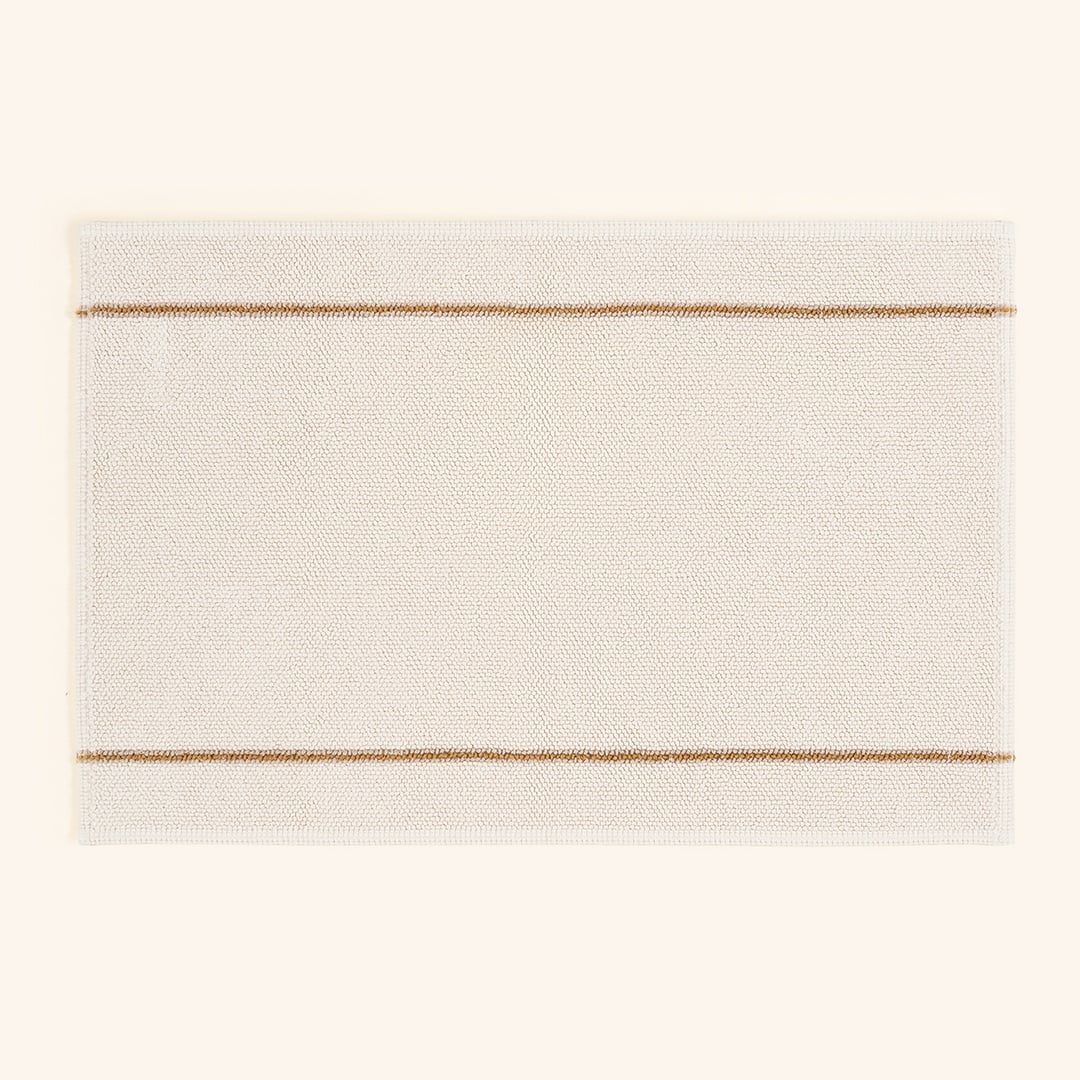 Costa Bukle Pamuk Pamuk Banyo Paspası 60x90 Cm Ekru