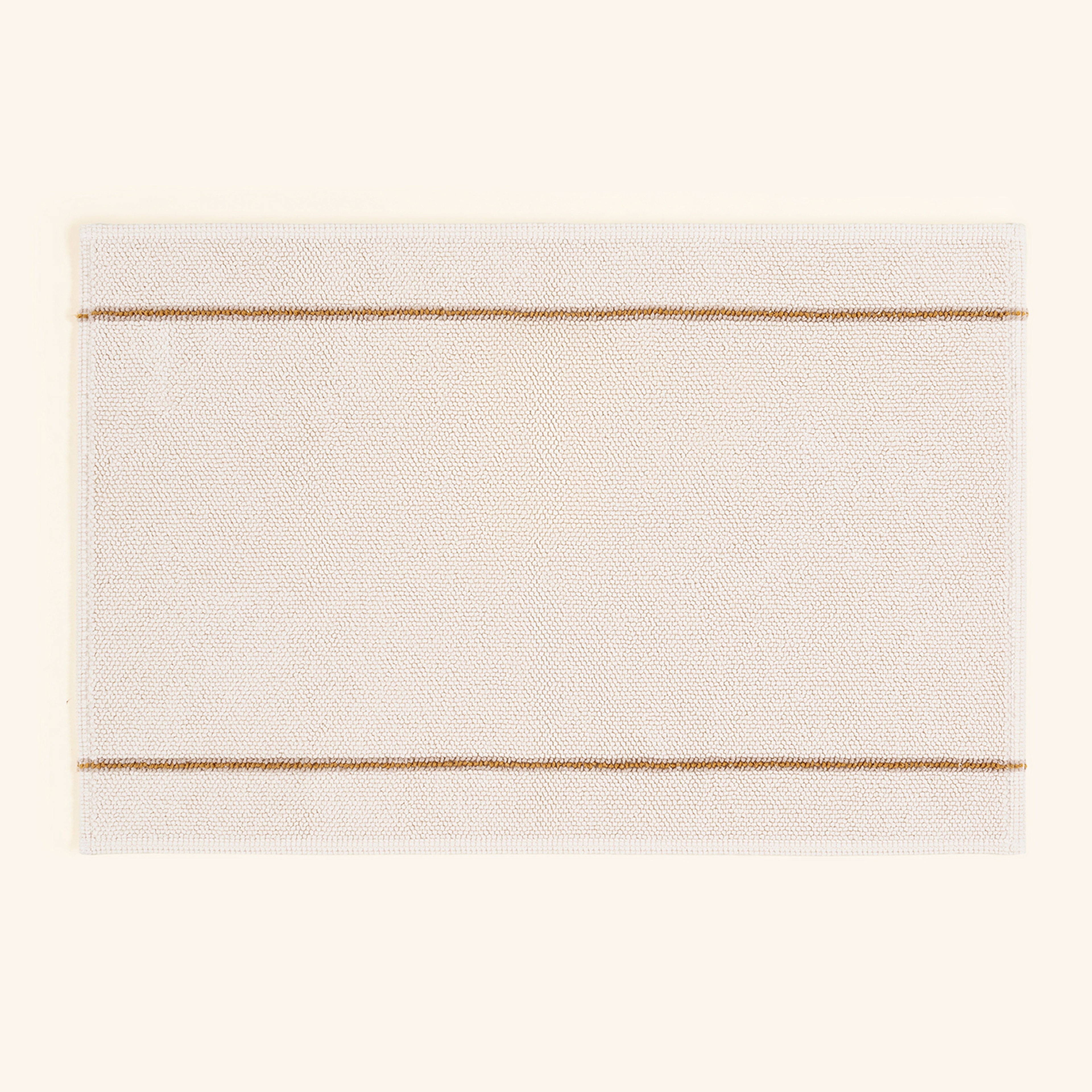 Costa Bukle Pamuk Pamuk Banyo Paspası 60x90 Cm Ekru