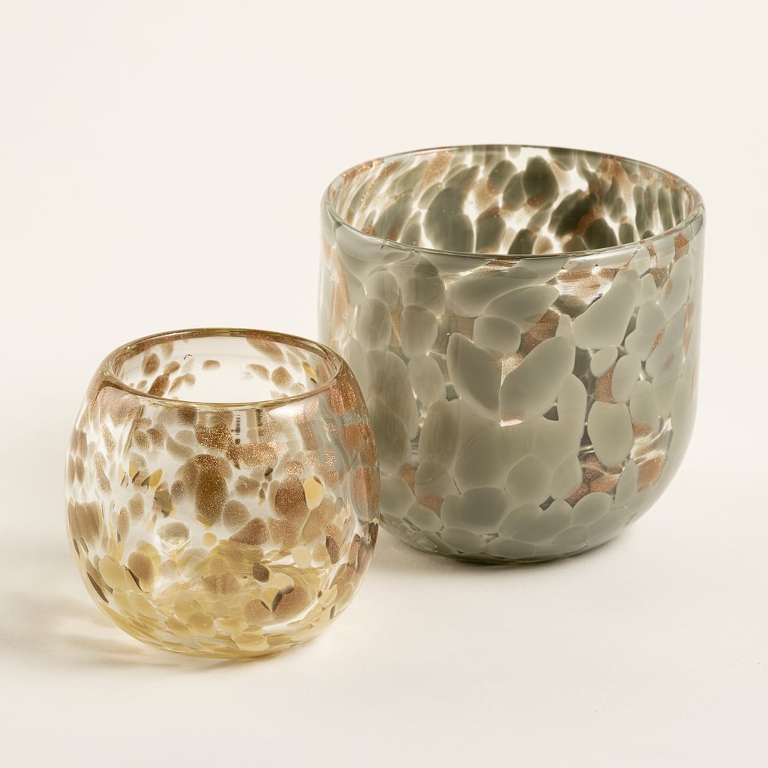 Macau Cam Vazo 9.5x9.5x9 Cm Gold