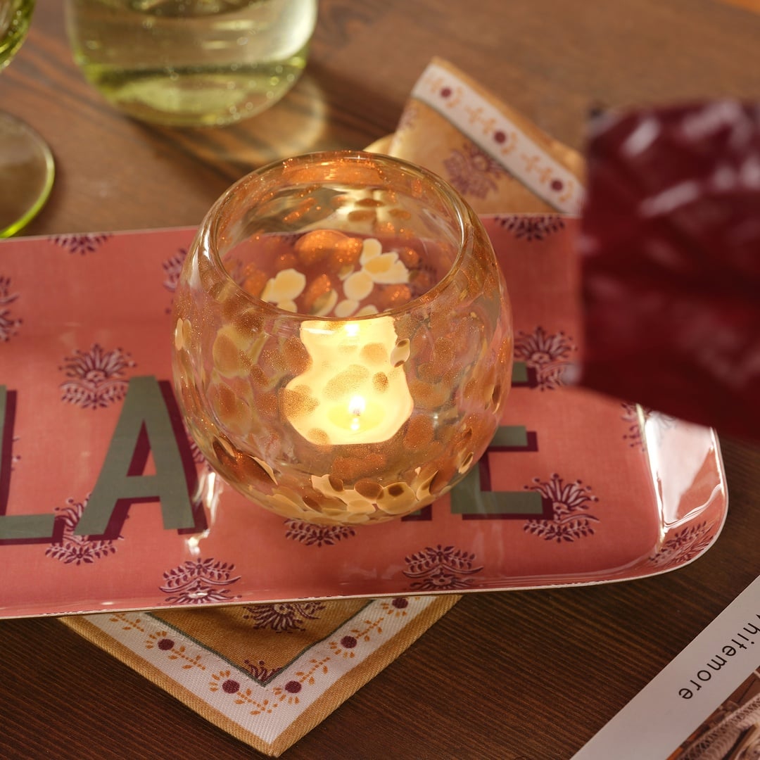 Macau Cam Vazo 9.5x9.5x9 Cm Gold