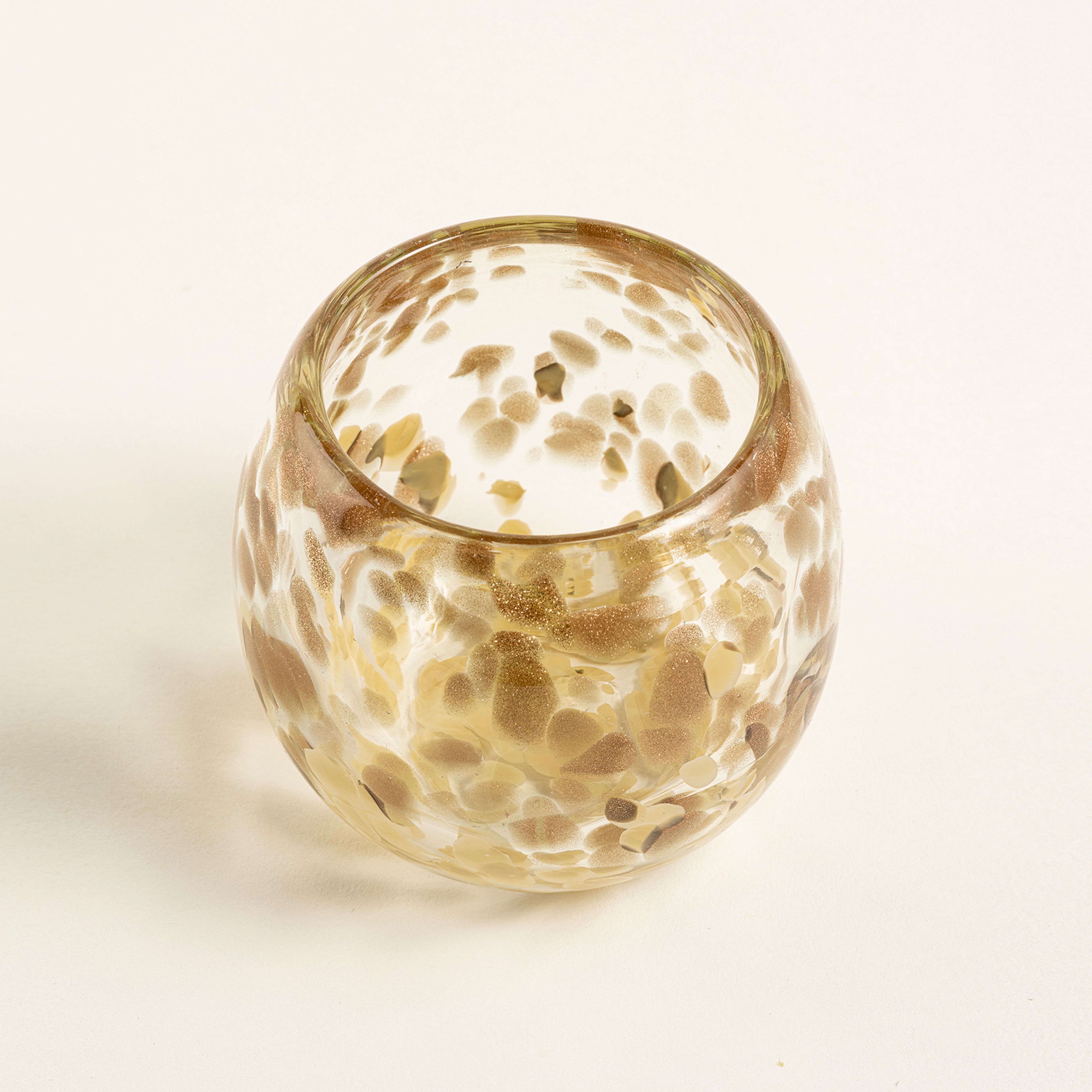 Macau Cam Vazo 9.5x9.5x9 Cm Gold