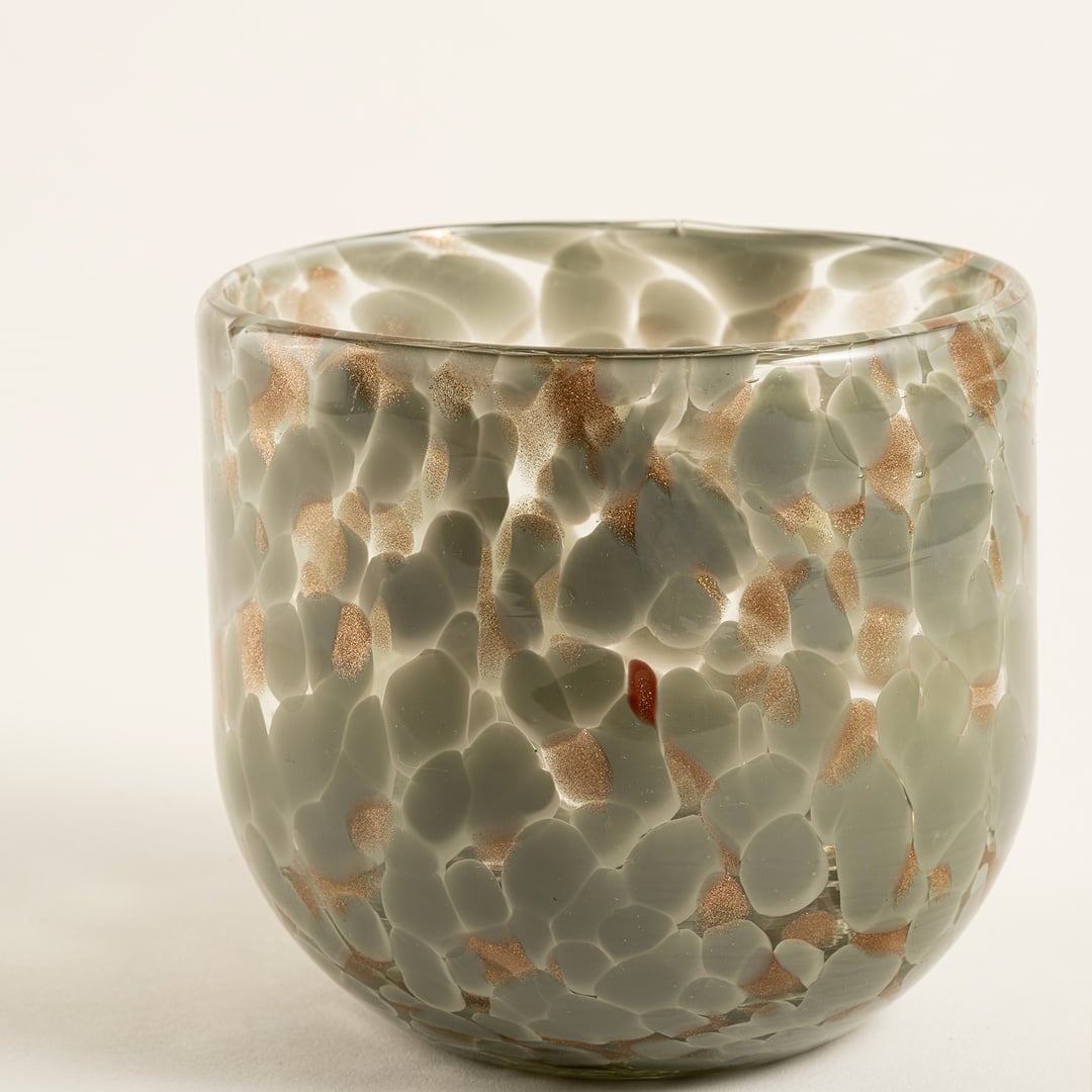 Macau Cam Vazo 12.5x12.5x11.5 Cm Gold