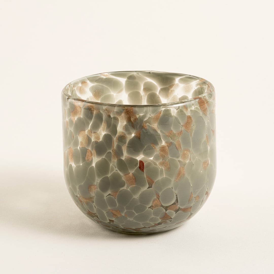 Macau Cam Vazo 12.5x12.5x11.5 Cm Gold