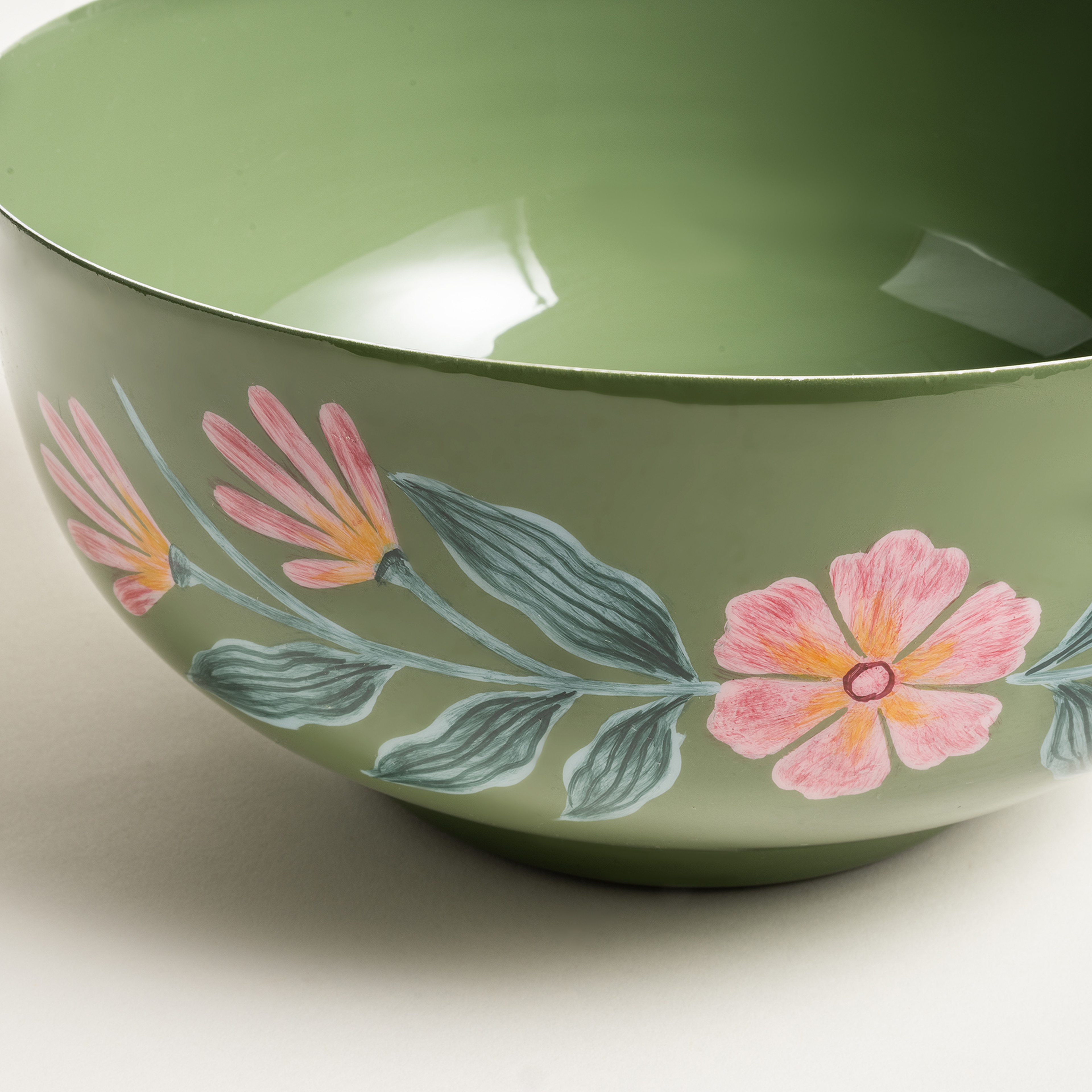 Nanpur Metal Kase 24x24x13 Cm Yeşil