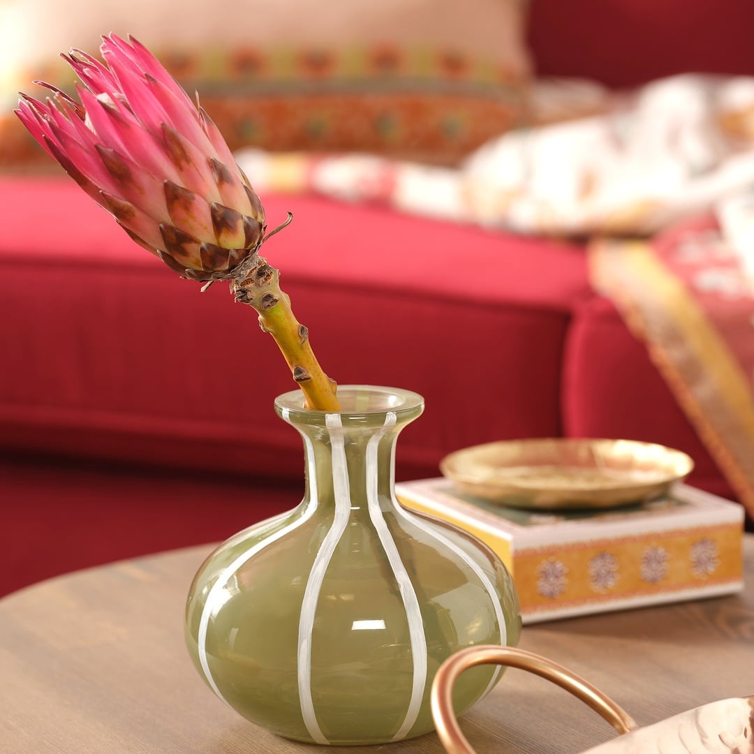 Aravalı Cam Dekoratif Obje 15x15x14 Cm Yeşil