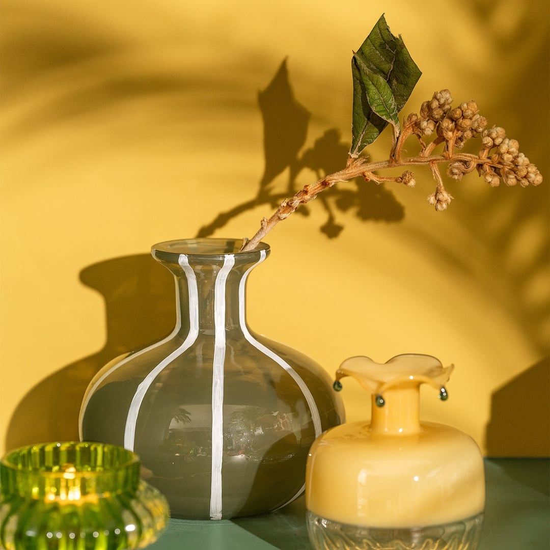 Aravalı Cam Dekoratif Obje 15x15x14 Cm Yeşil