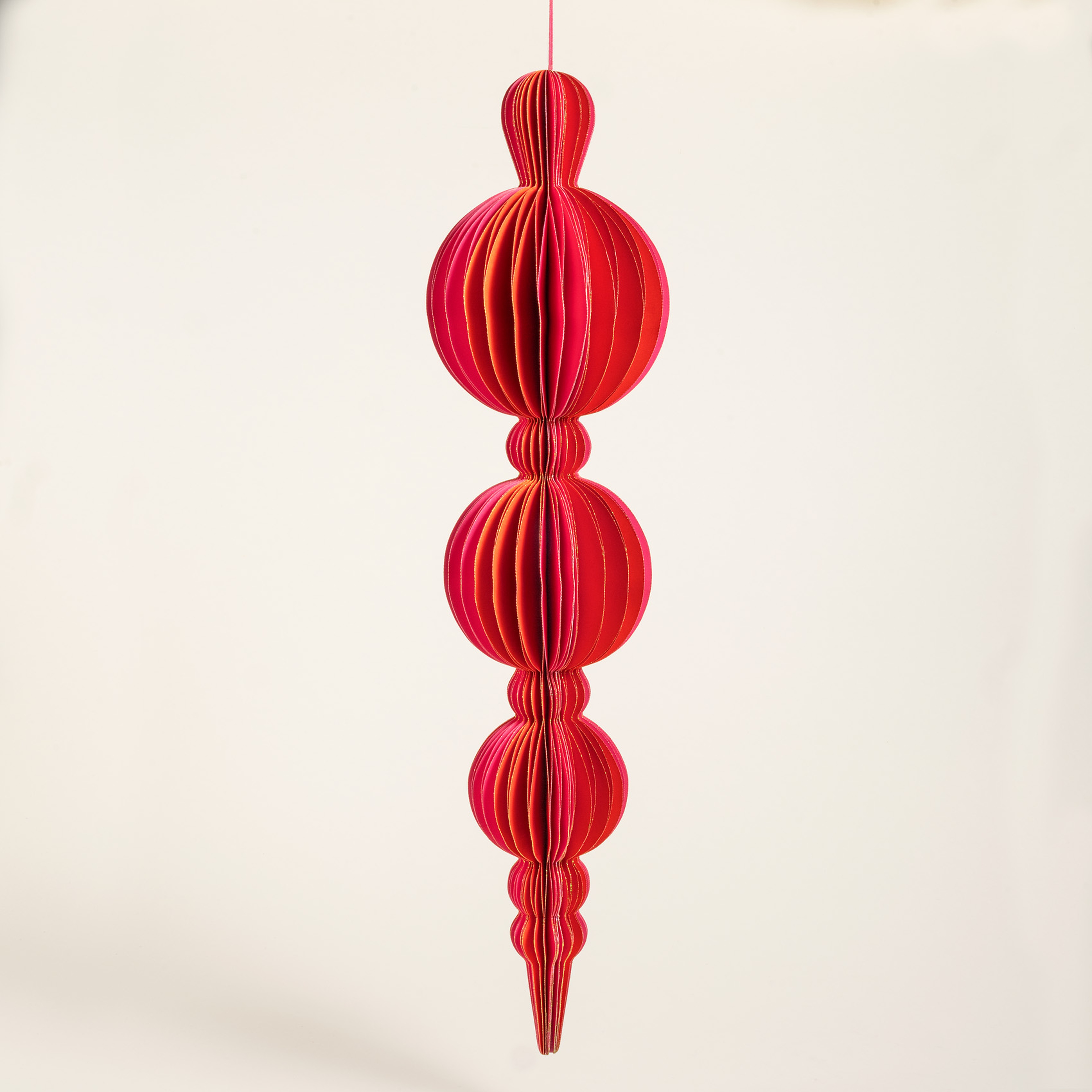 Naıla - Dekoratif Obje 60 Cm Fuşya - Turuncu