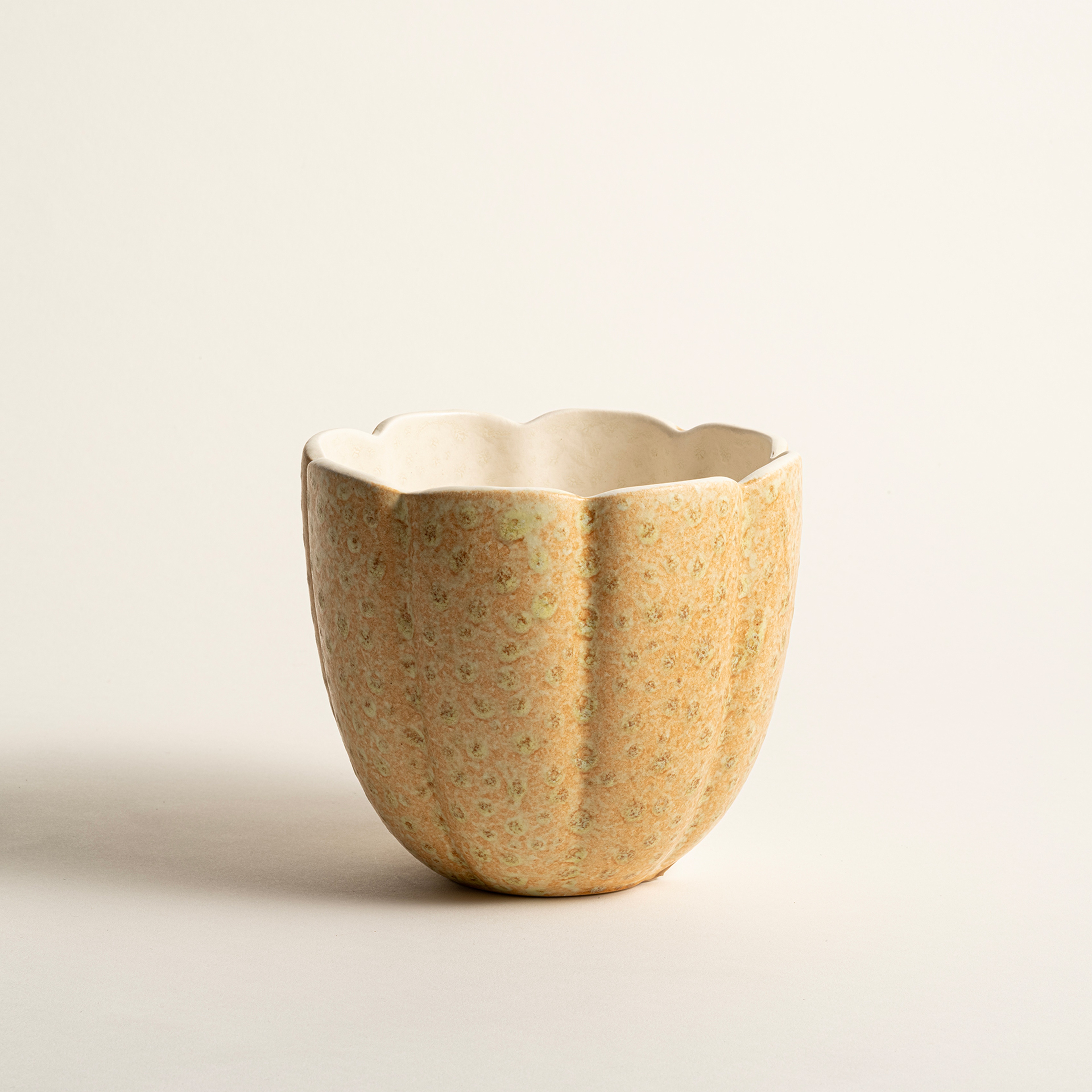 Lızbon Earthenware Vazo 15x15x13 Cm Sarı