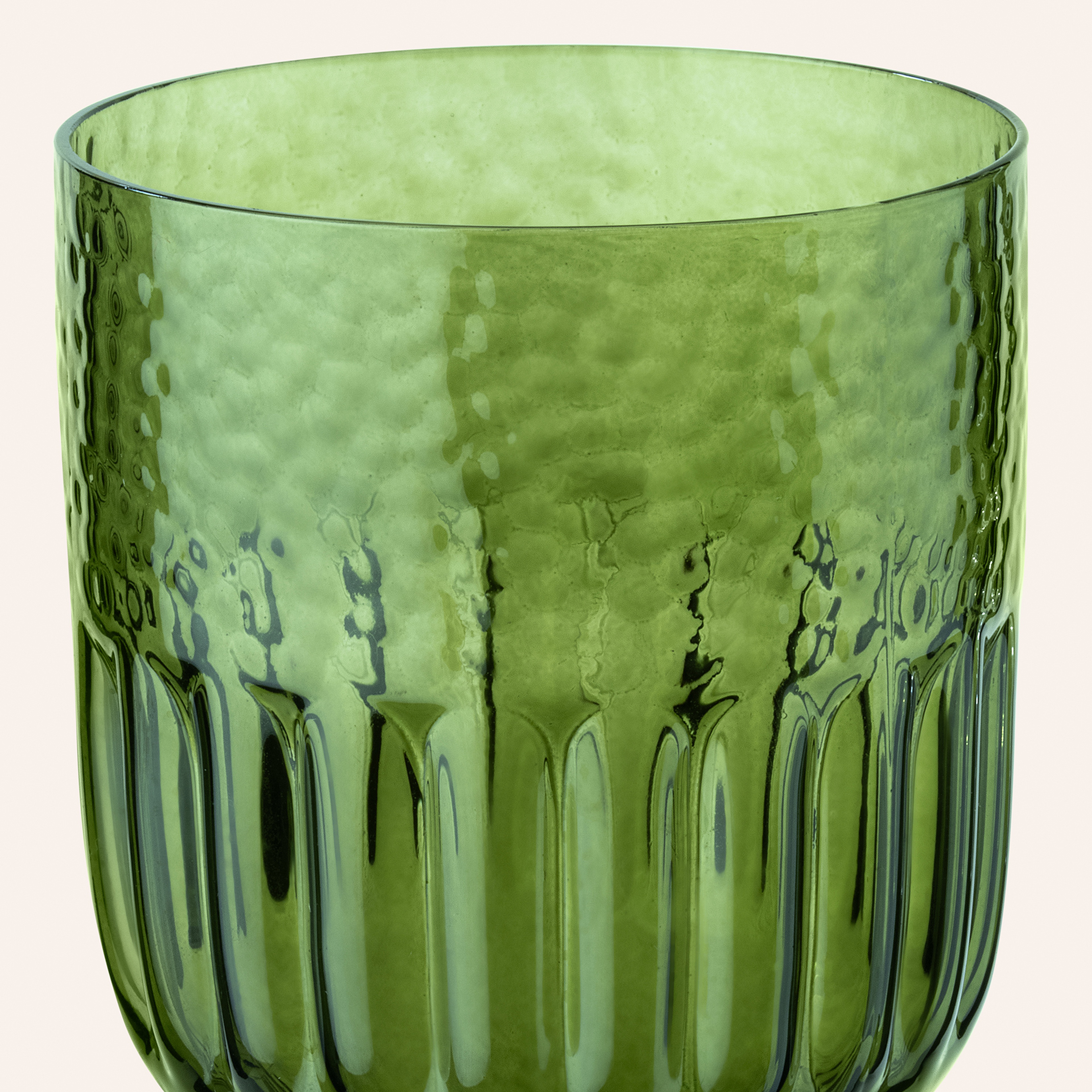 Loess Cam Kadeh 410 Ml Yeşil