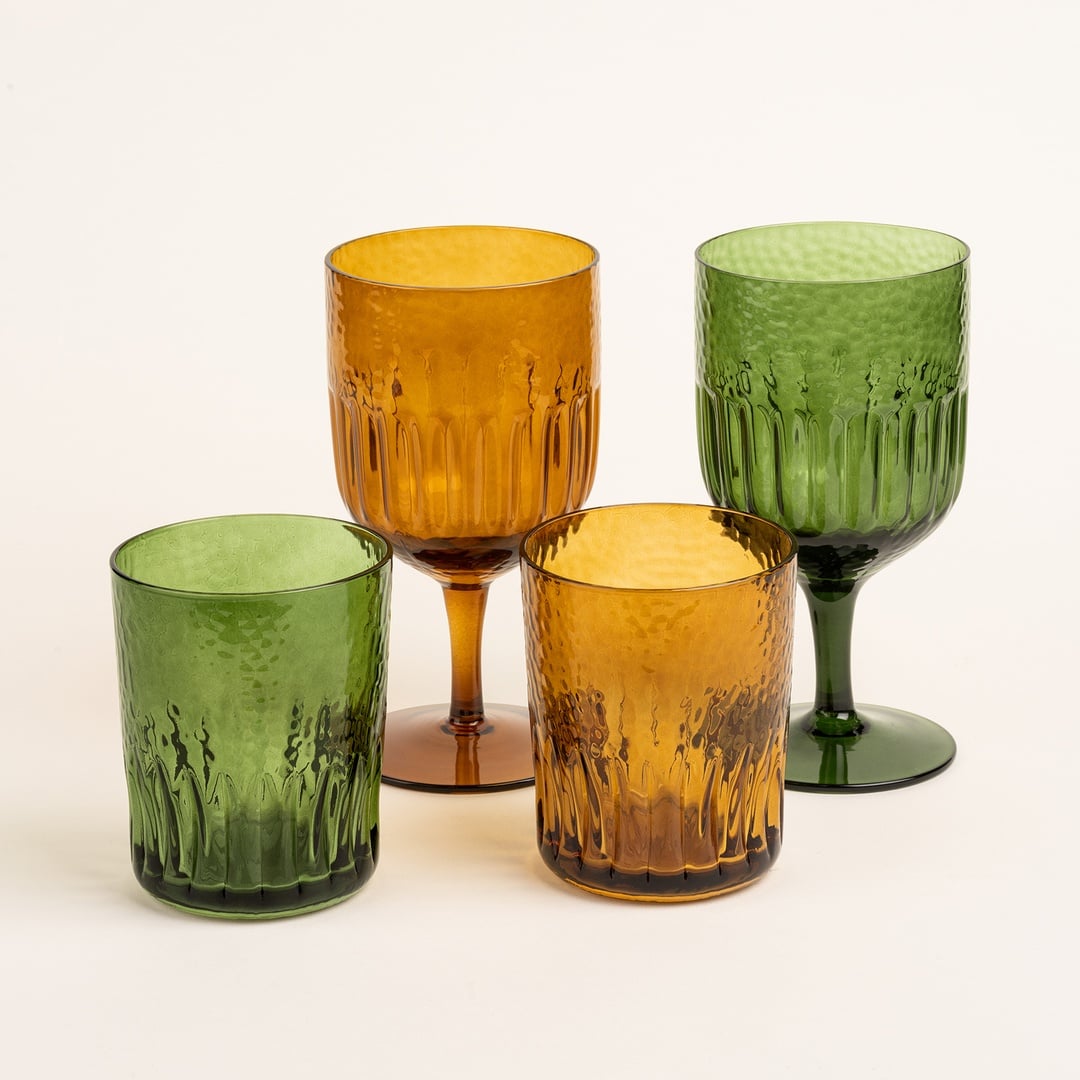 Loess Cam Kadeh 410 Ml Amber