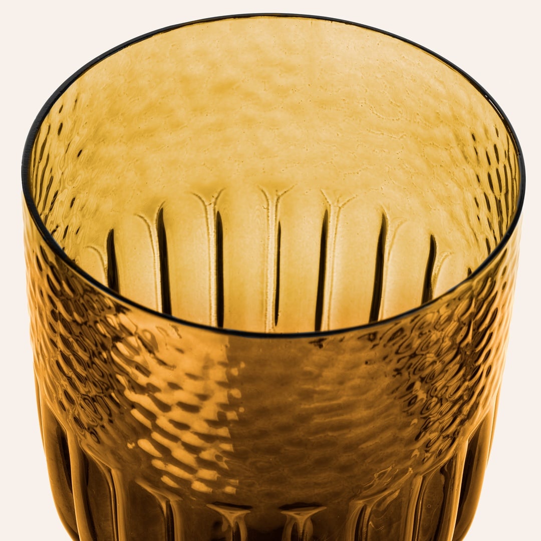 Loess Cam Kadeh 410 Ml Amber