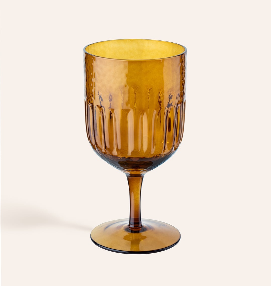 Loess Cam Kadeh 410 Ml Amber