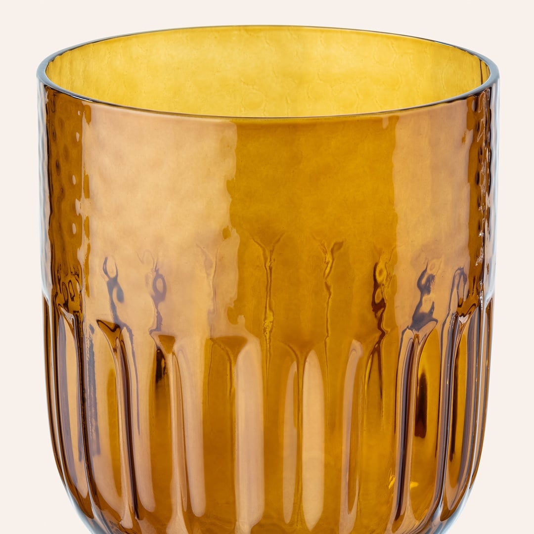 Loess Cam Kadeh 410 Ml Amber