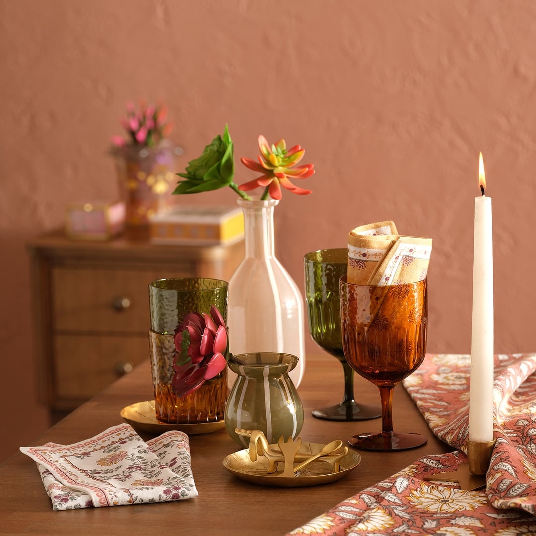 Loess Cam Kadeh 410 Ml Amber