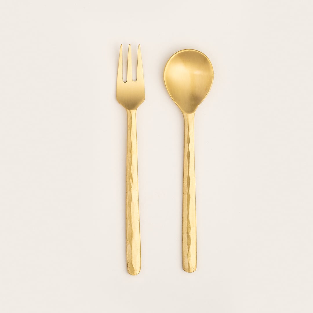 Lotus Pirinç Dekoratif Obje 16x17 Cm Mat Altın