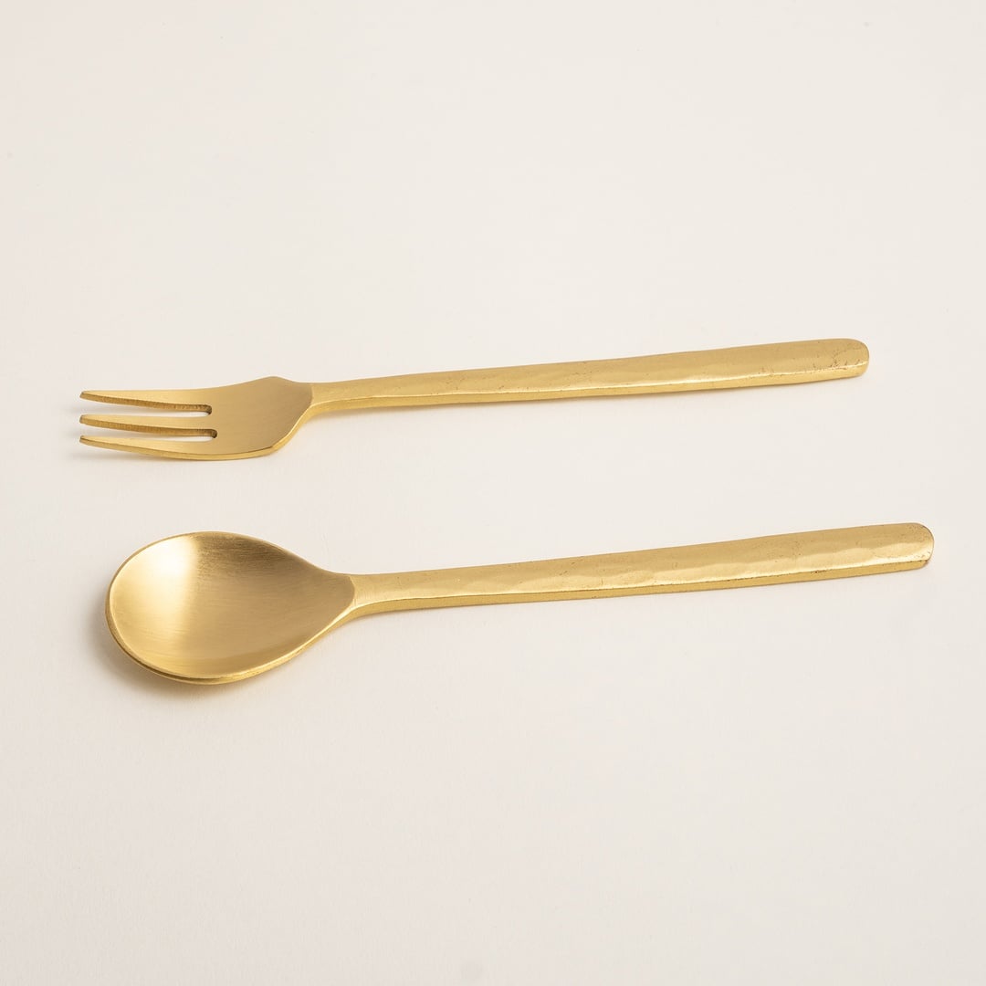 Lotus Pirinç Dekoratif Obje 16x17 Cm Mat Altın