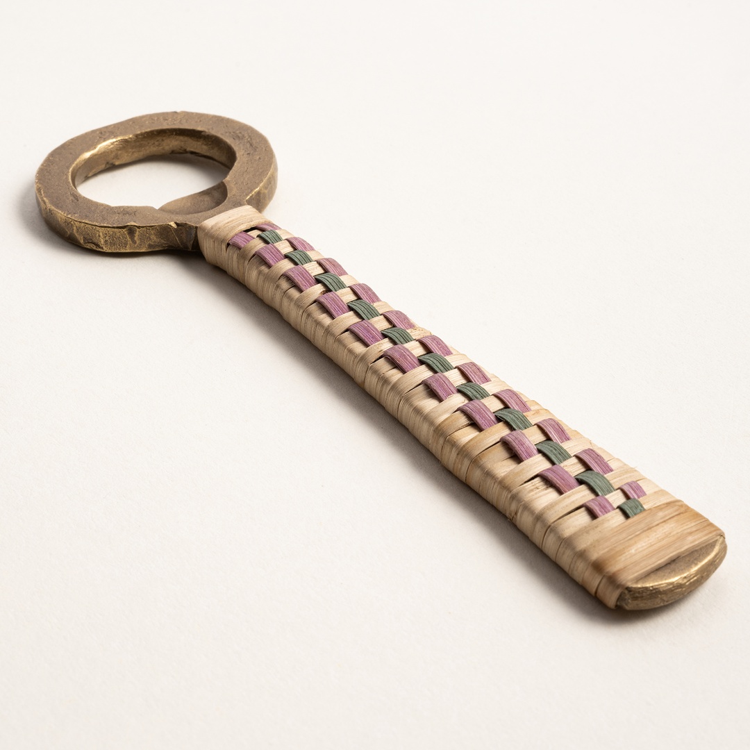 Lotus Metal Dekoratif Obje 14 Cm Yeşil - Mor