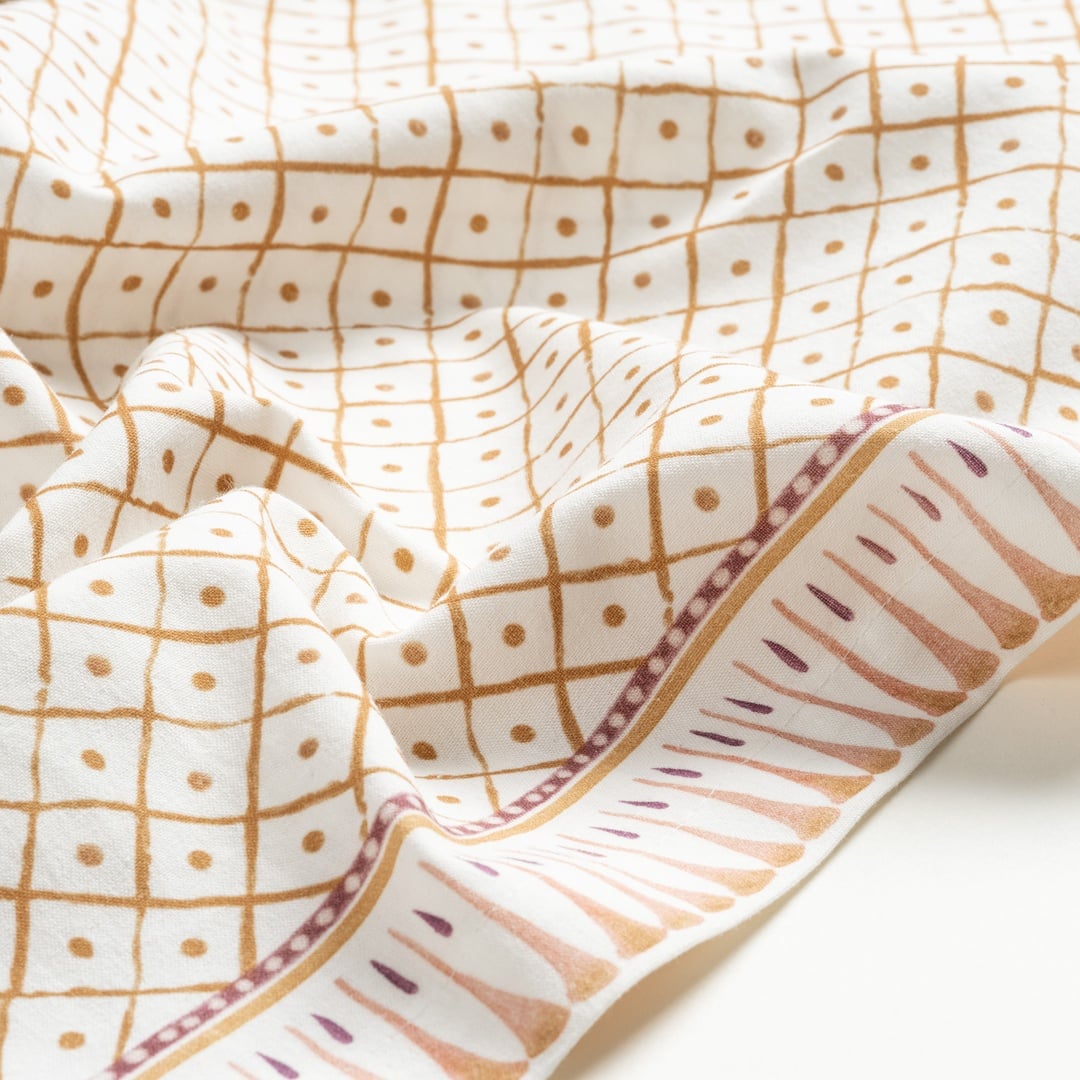 Nilüfer Nilüfer Baskılı Pamuk %100 Pamuk Masa Örtüsü 160 Cm X 240 Cm Ekru