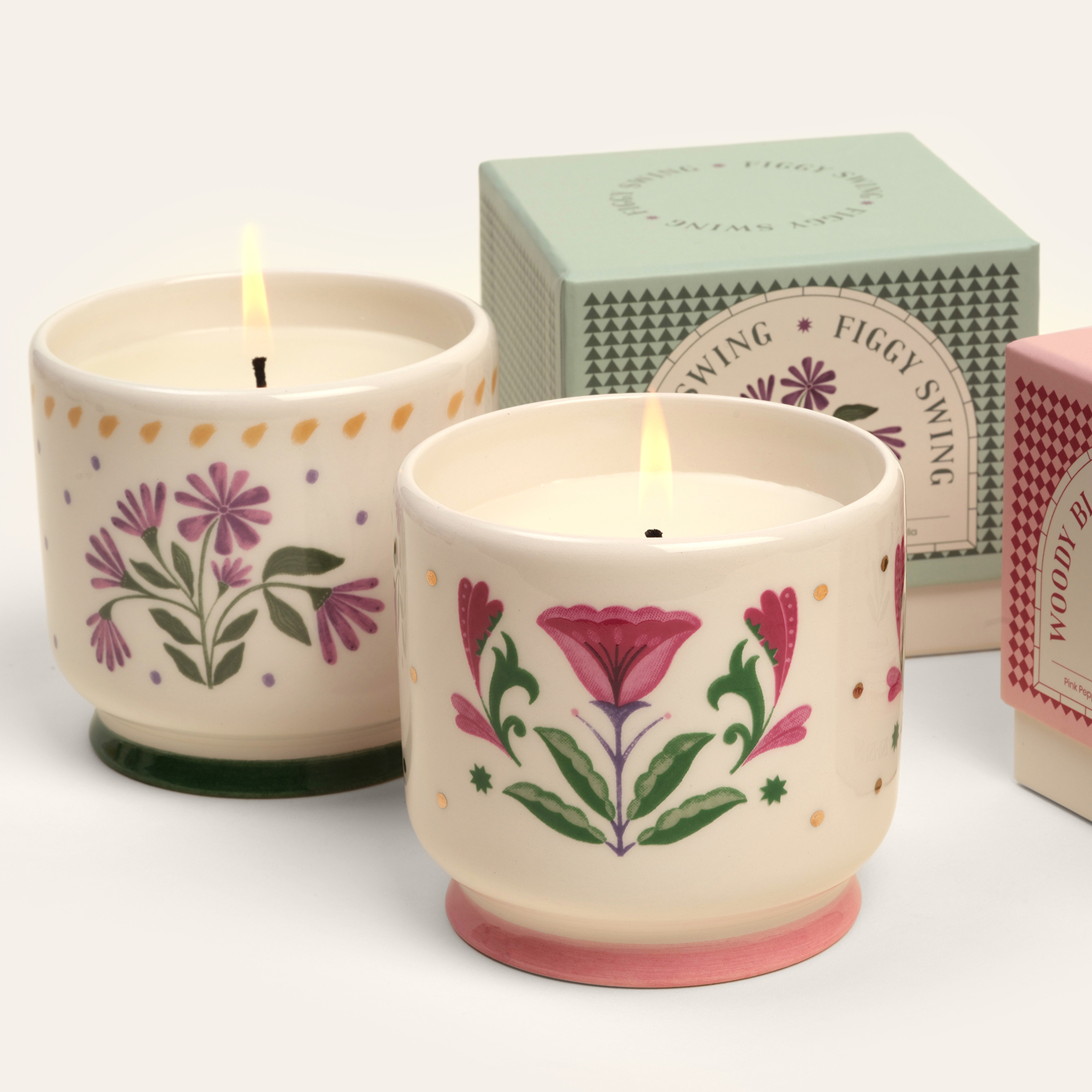 Fıggy Swıng Parafın Kokulu Mum 9 Cm Yeşil