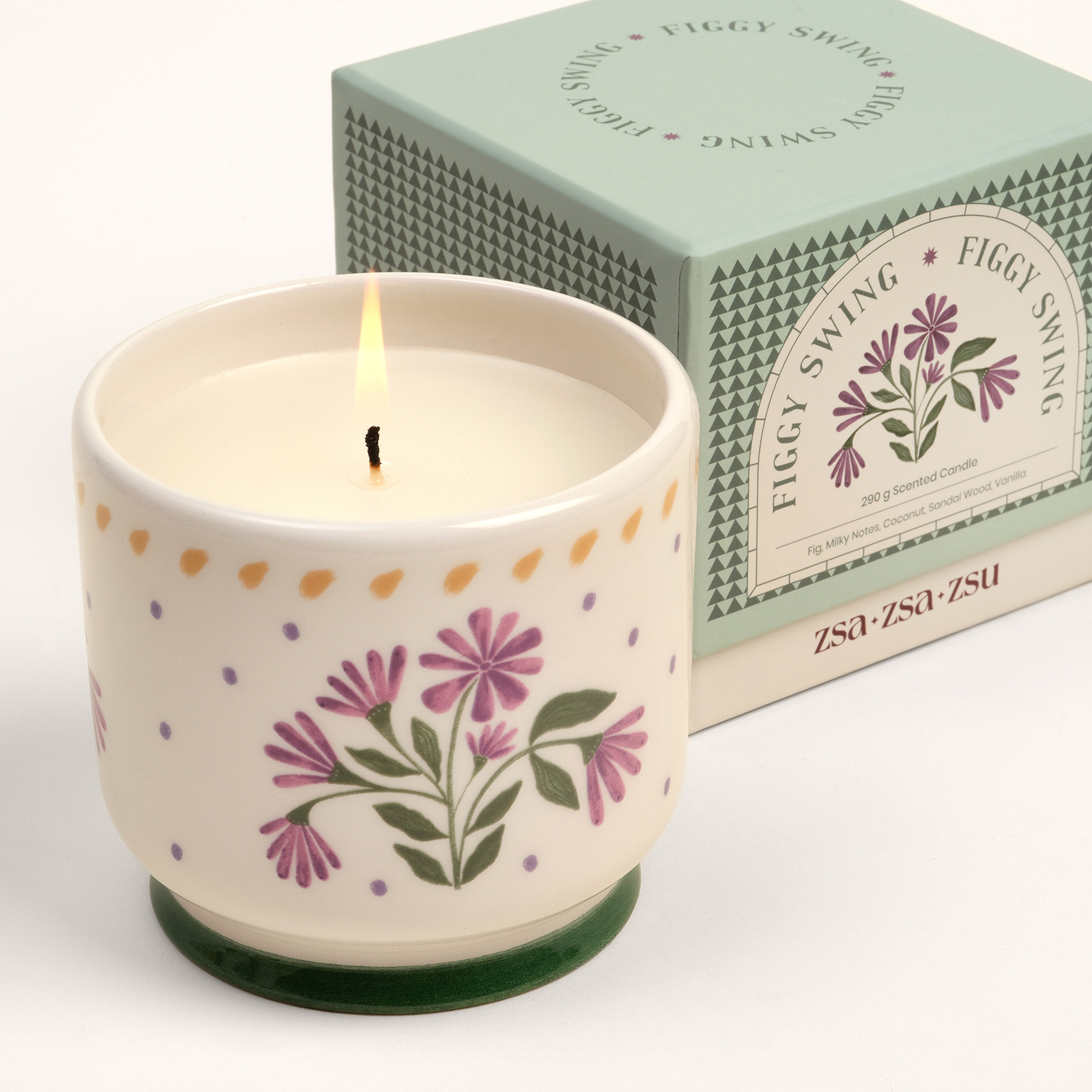 Fıggy Swıng Parafın Kokulu Mum 9 Cm Yeşil