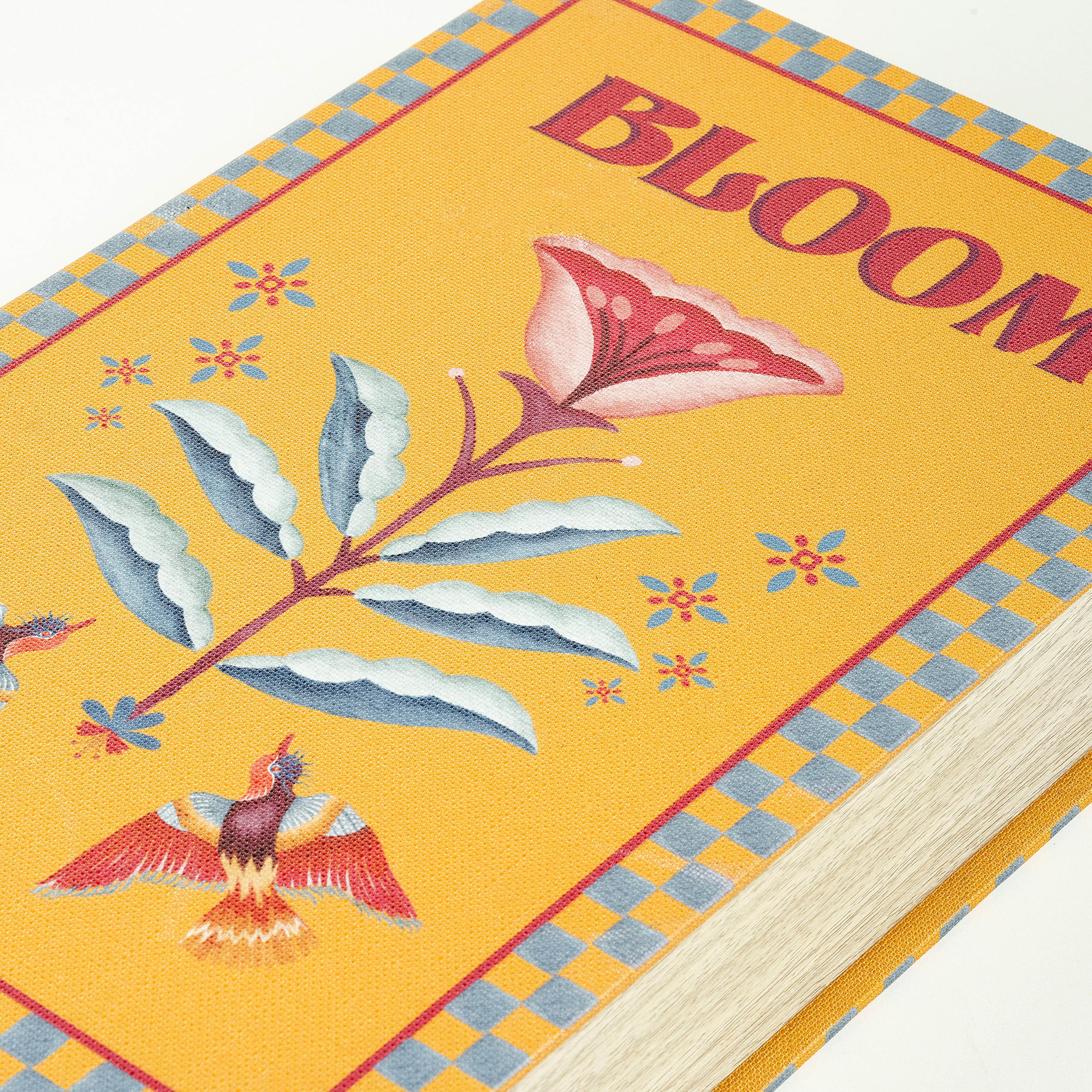 Olbıa Kanvas - Polistren - Kadife Dekoratif Kutu 19x30 Cm Sarı