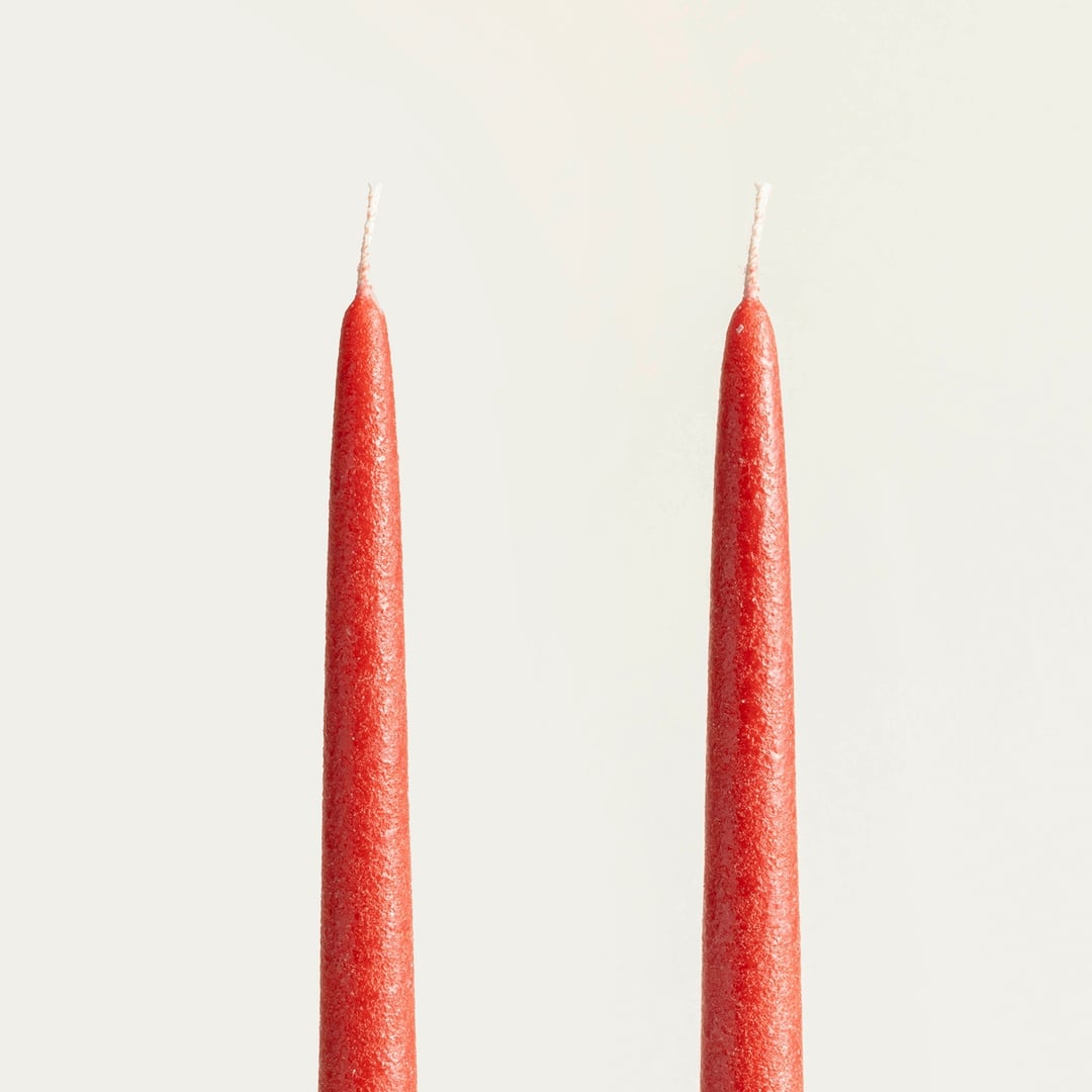 Deurne Parafın Mum 2.2x2.2x30 Cm Kırmızı