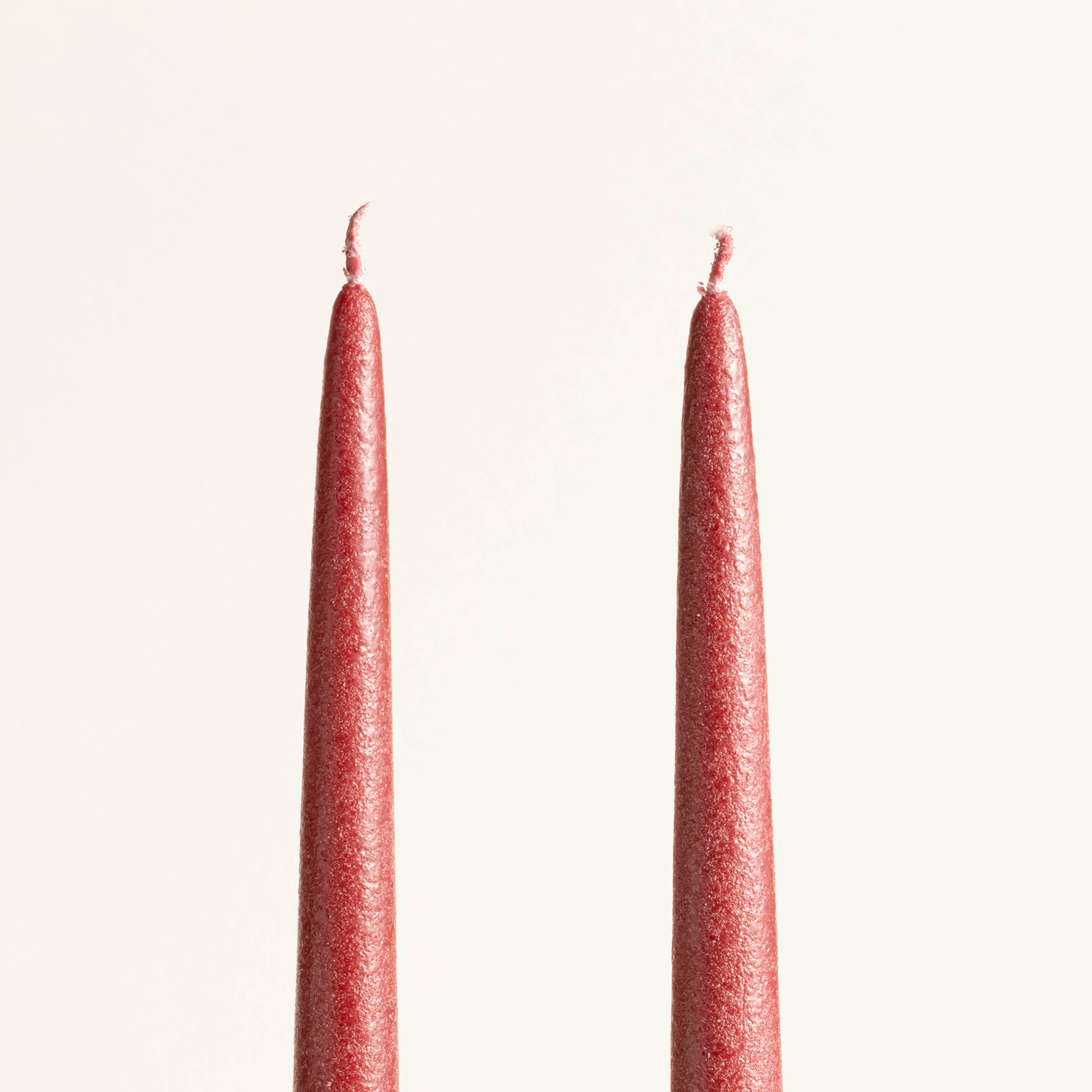 Deurne Parafın Mum 2.2x2.2x30 Cm Bordo