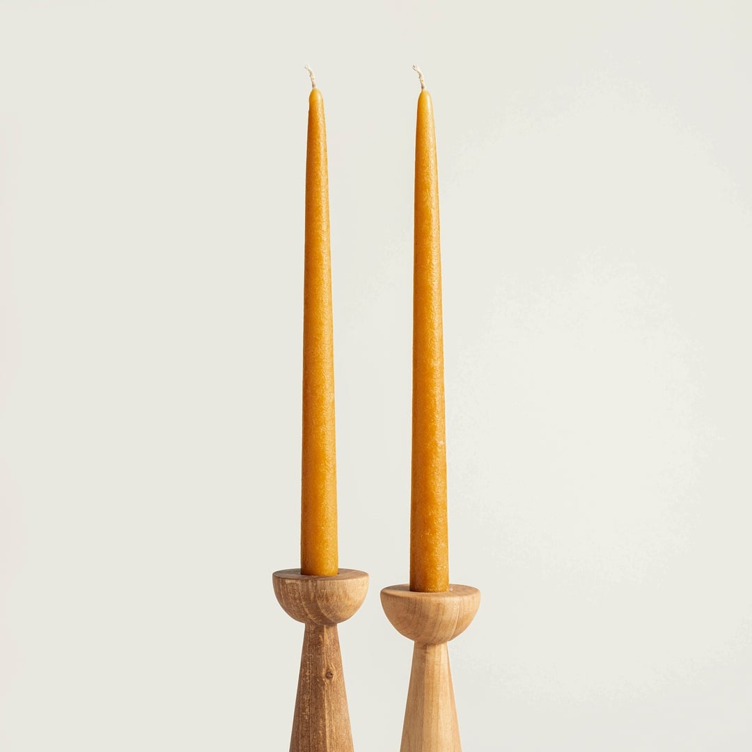 Deurne Parafın Mum 2.2x2.2x30 Cm Amber