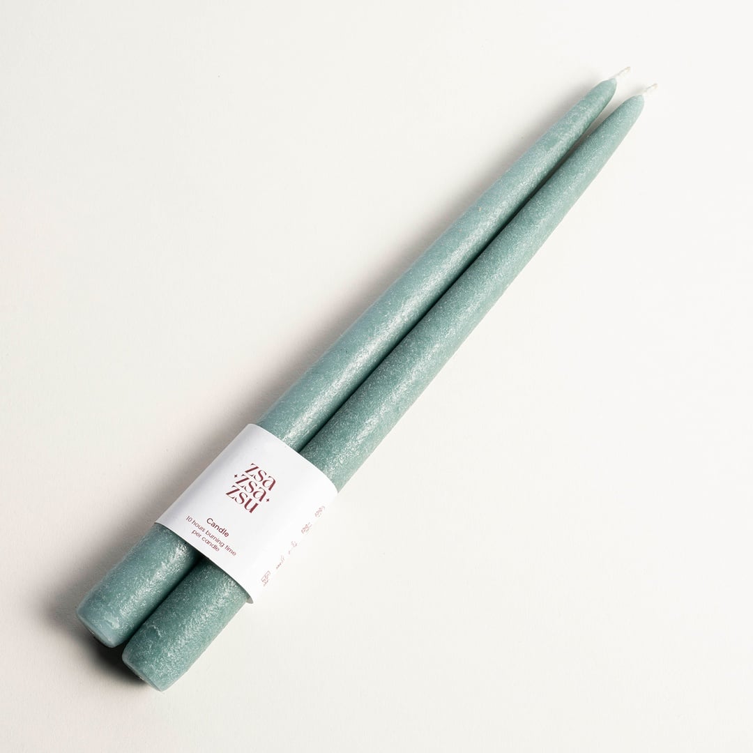 Deurne Parafın Mum 2.2x2.2x30 Cm Petrol