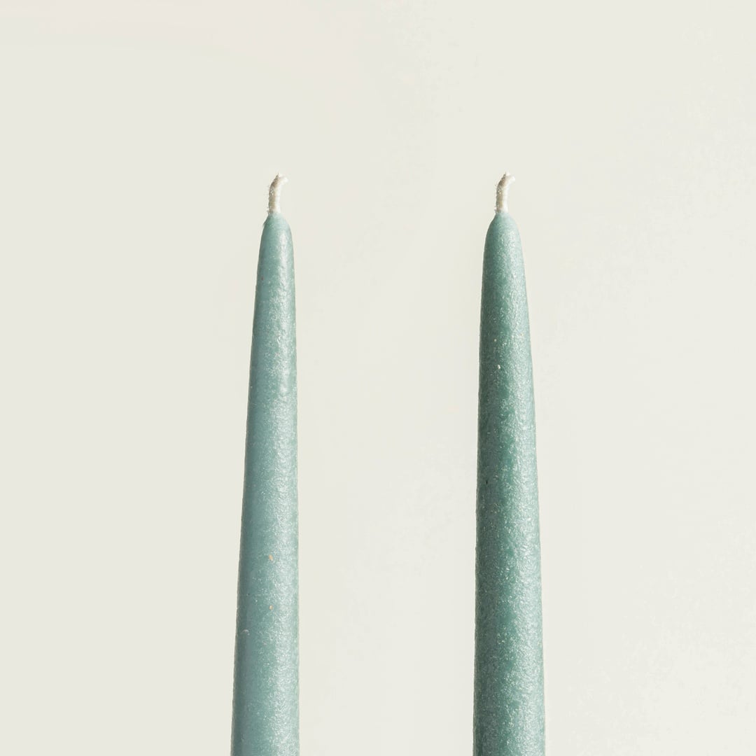 Deurne Parafın Mum 2.2x2.2x30 Cm Petrol