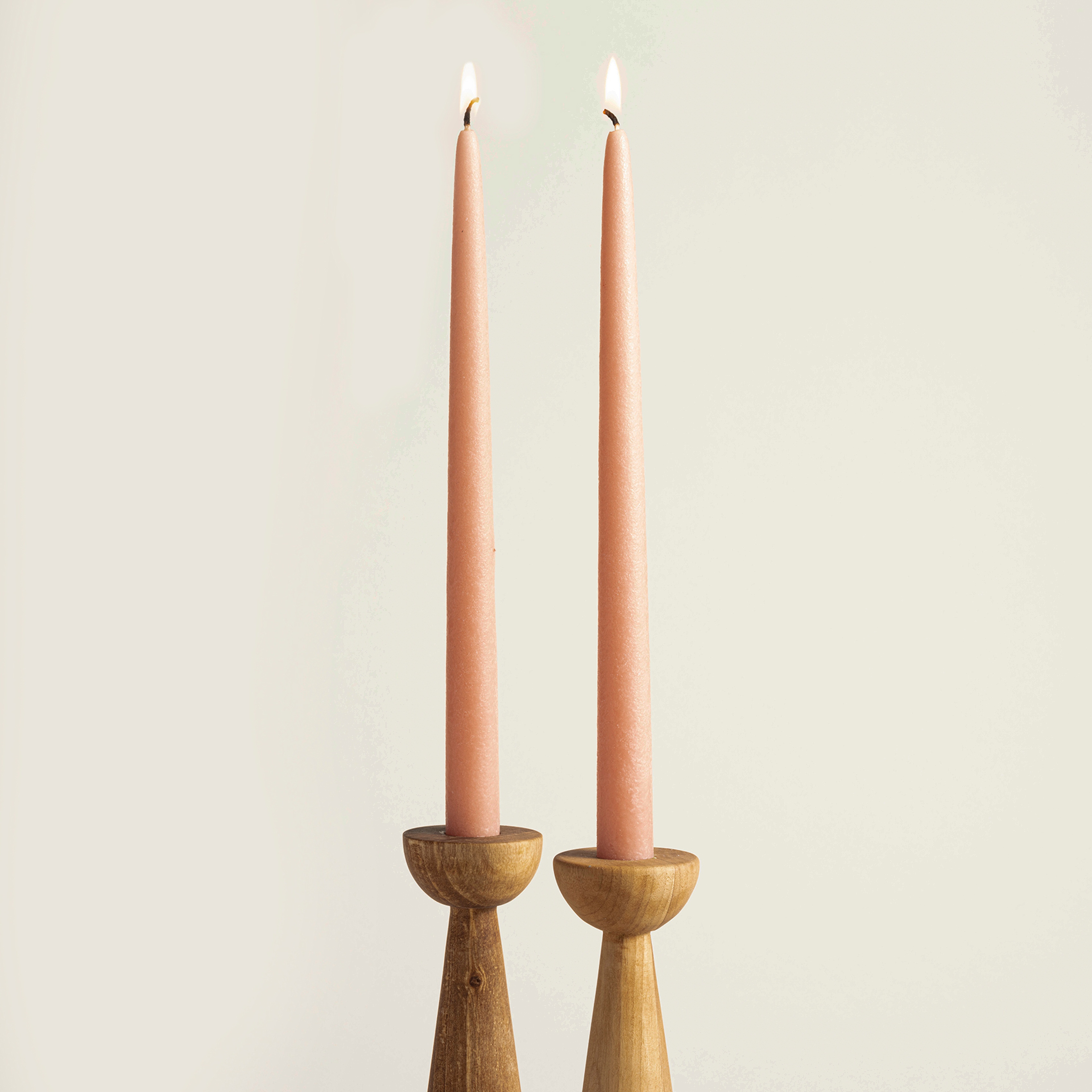 Deurne Parafın Mum 2.2x2.2x30 Cm Gül Kurusu