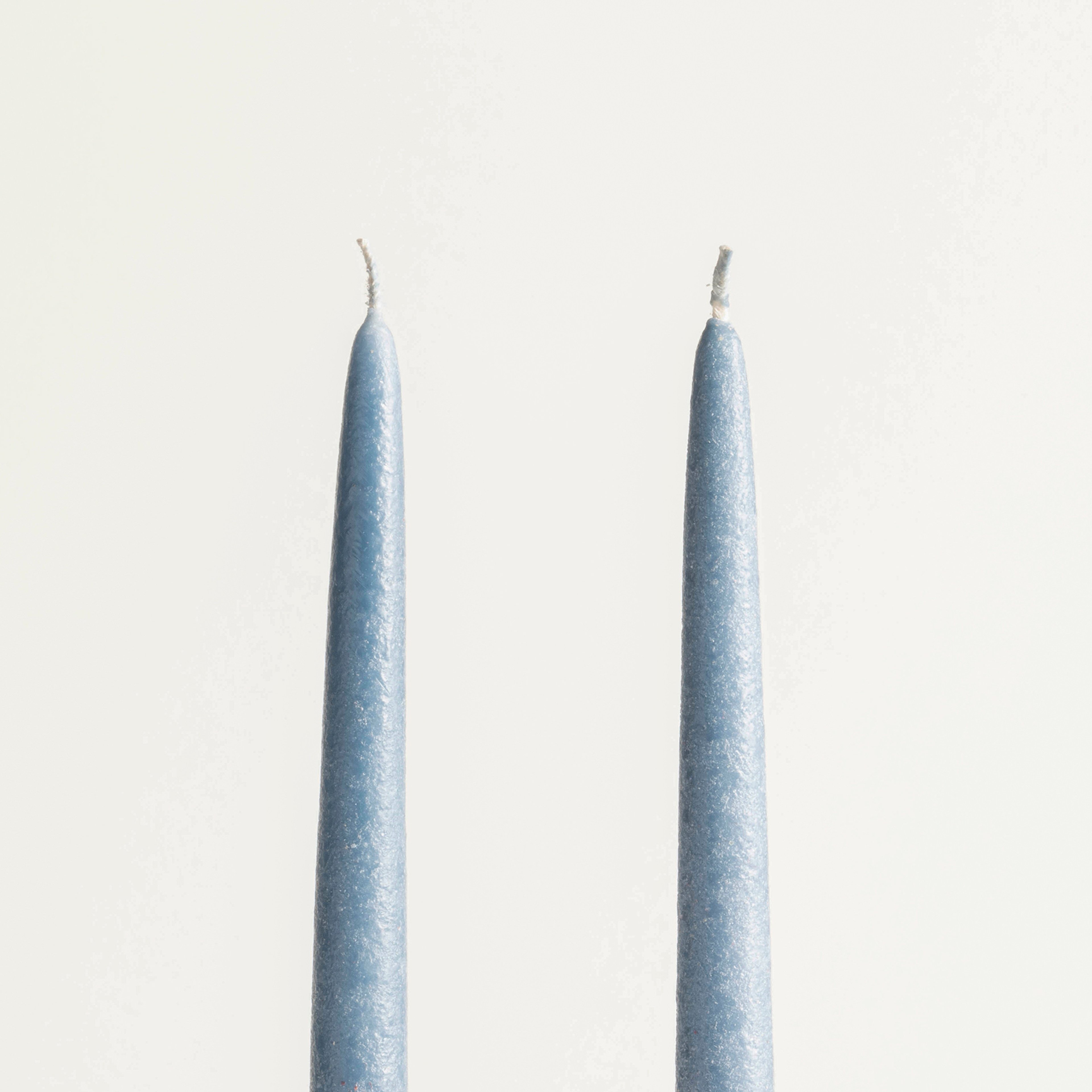 Deurne Parafın Mum 2.2x2.2x30 Cm Mavi