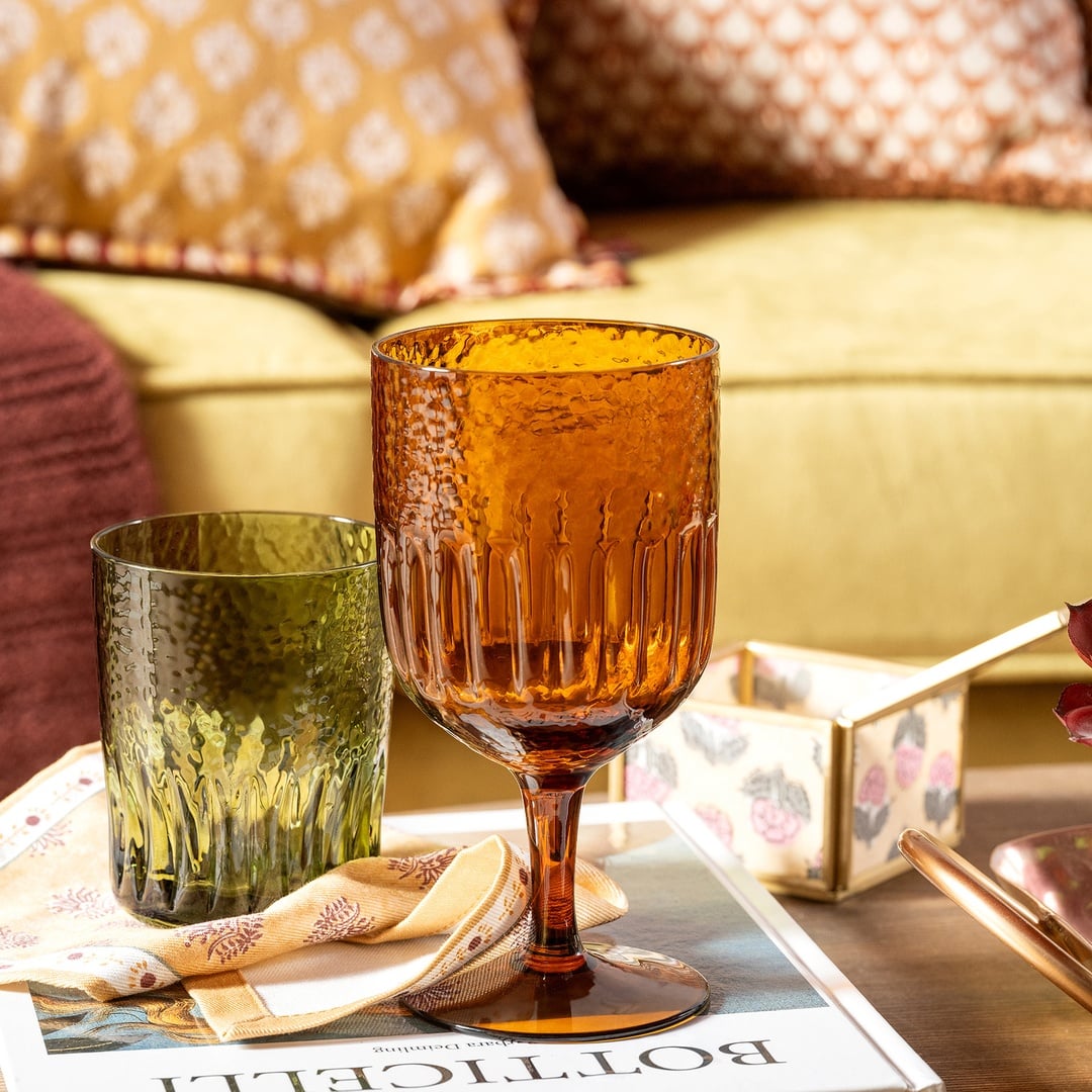 Loess Cam Kadeh 320 Ml Yeşil