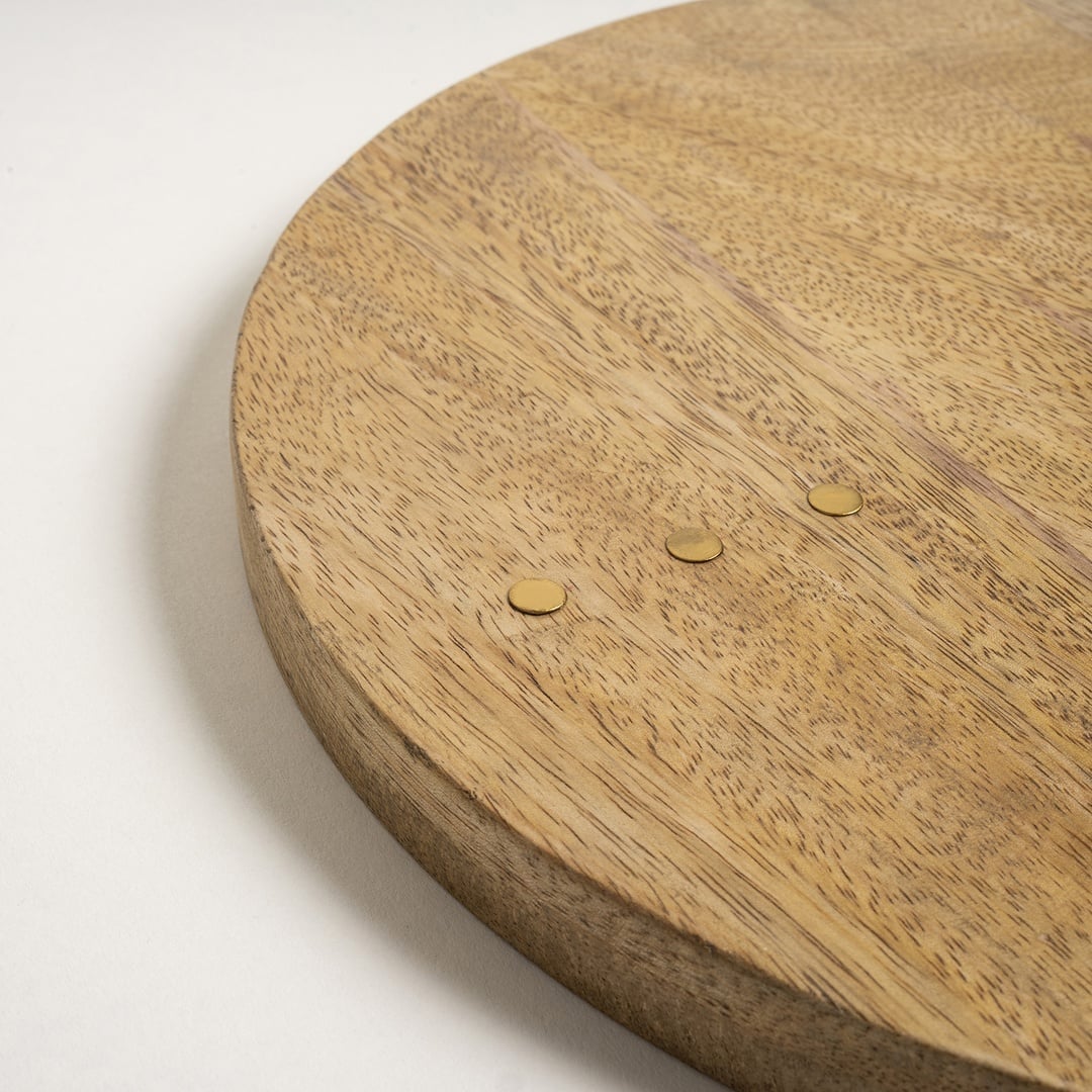 Rampur Mango Ağacı Sunum Tahtası 26x29x2 Cm Natural