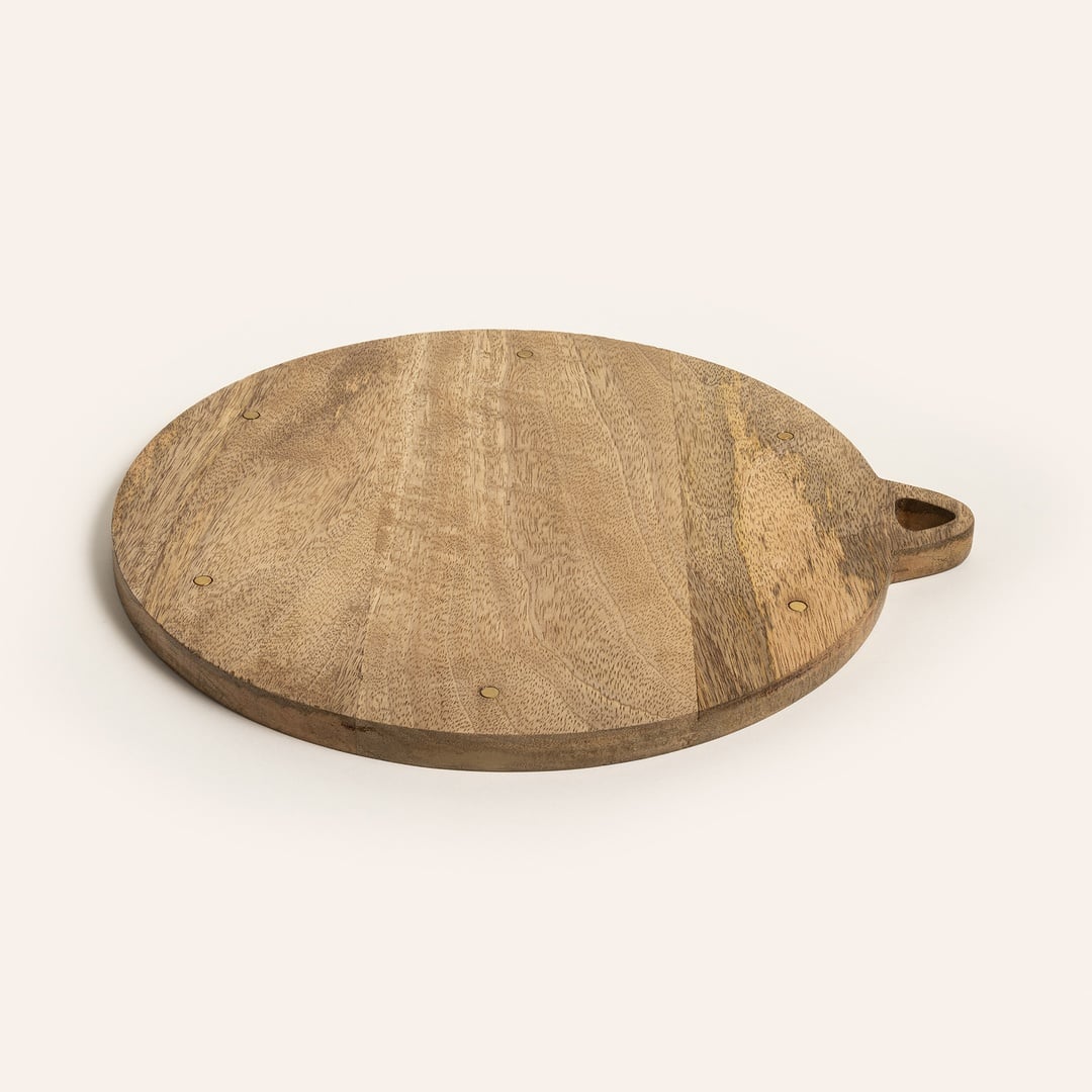 Rampur Mango Ağacı Sunum Tahtası 31x34x2 Cm Natural