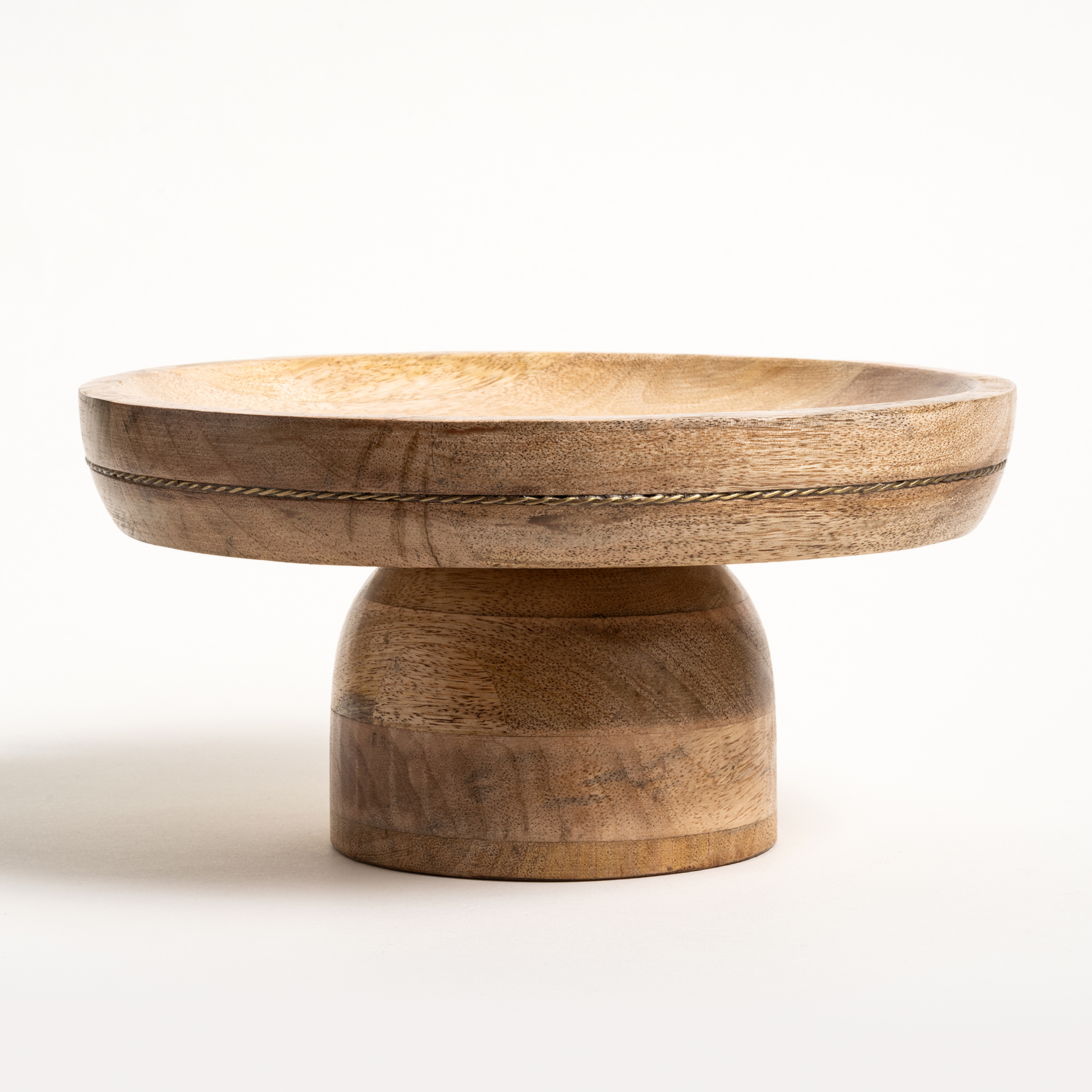 Rampur Mango Ağacı Servis Tabağı 24x22x10 Cm Natural