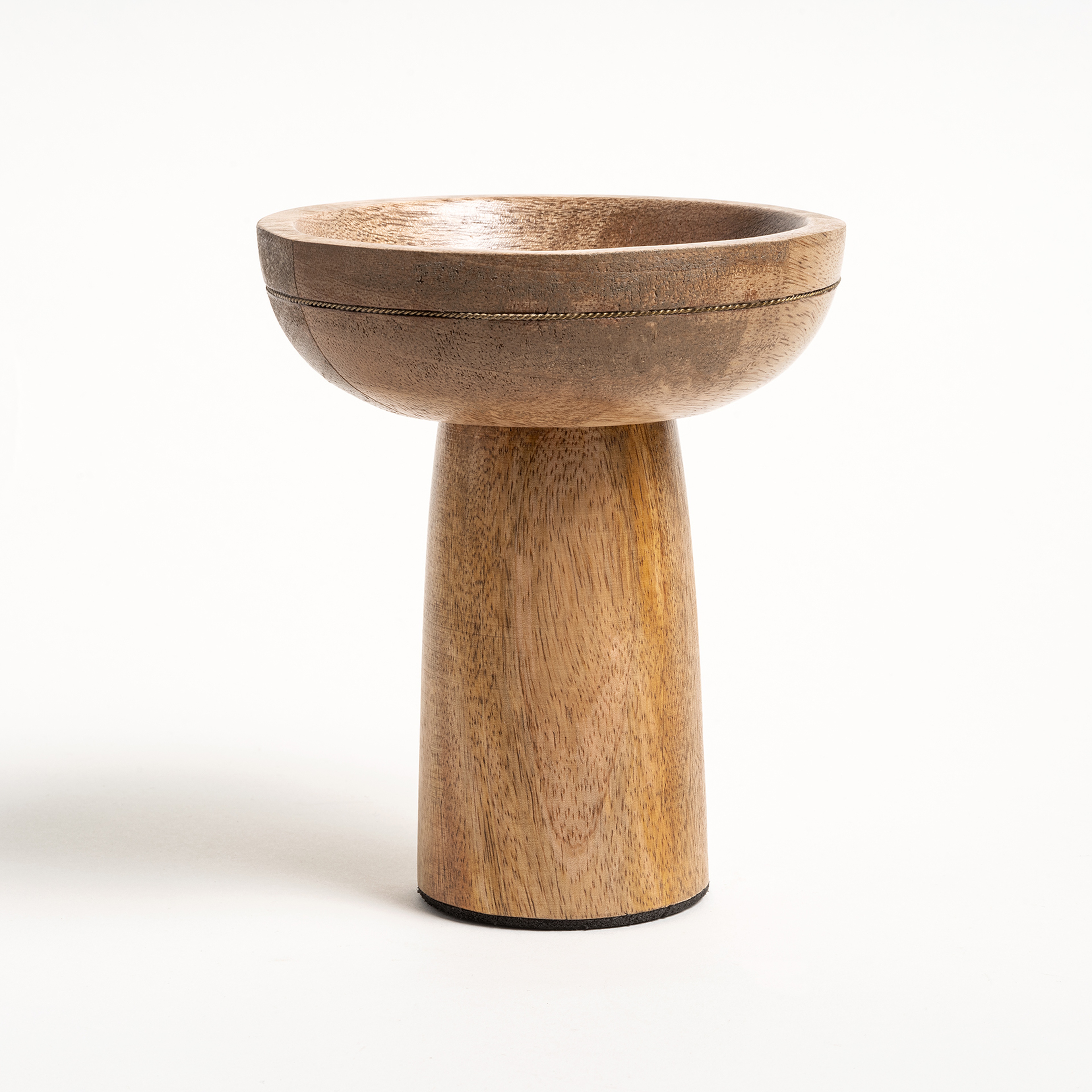 Rampur Mango Ağacı Servis Tabağı 12x12x14 Cm Natural