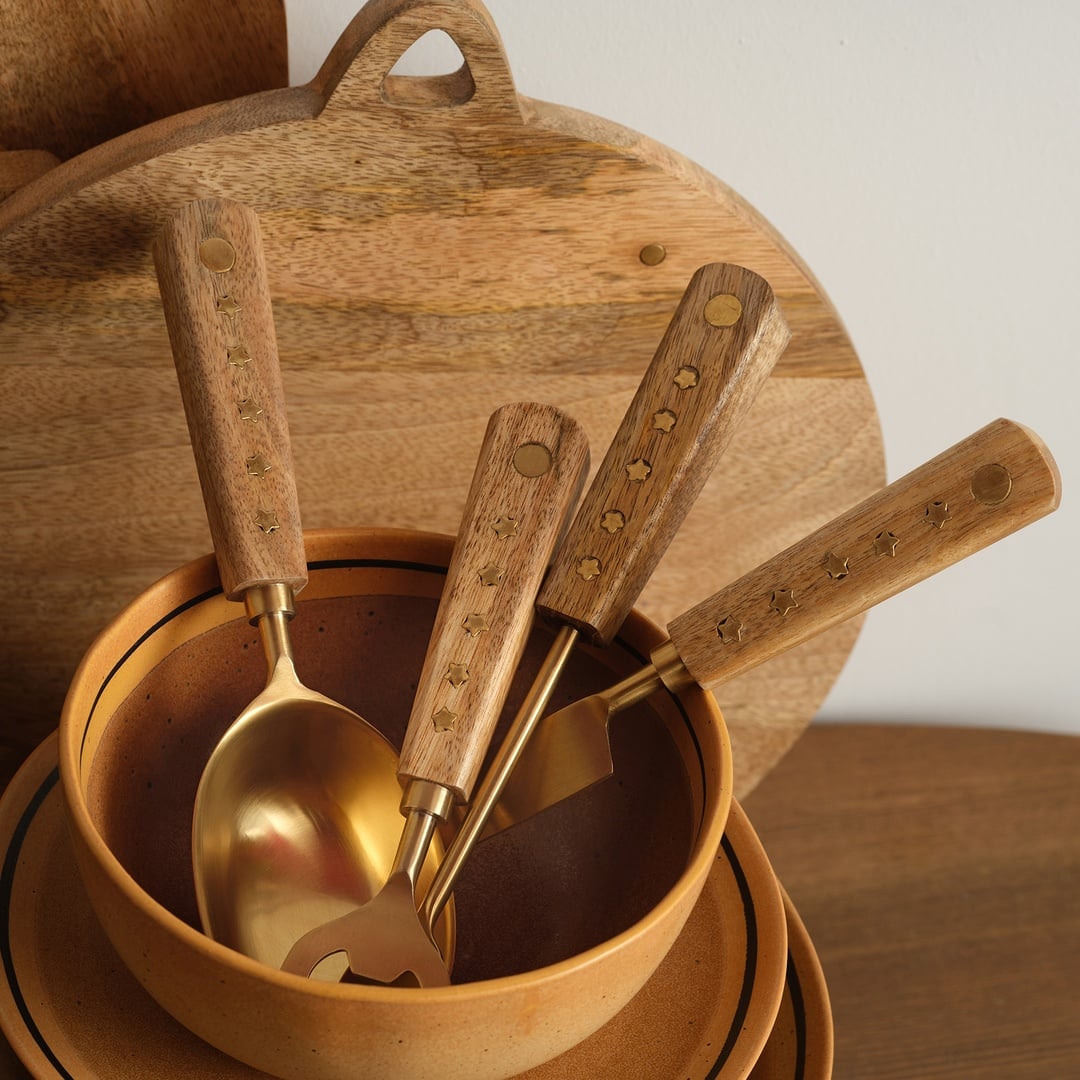 Rampur Çelik Bar Aksesuarları 24 Cm Natural - Altın