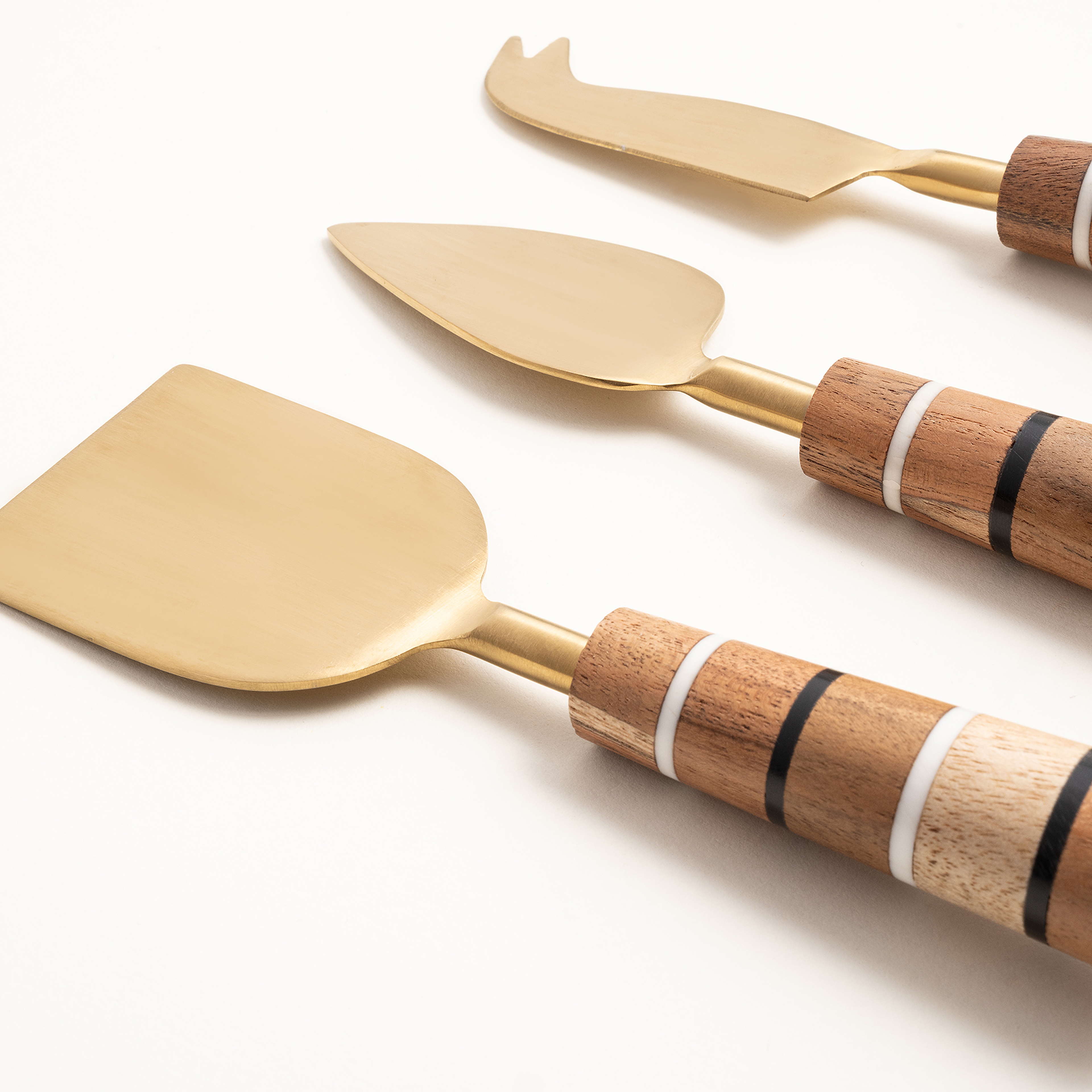 Rampur Çelik Servis Seti 16 Cm Kahverengi - Altın