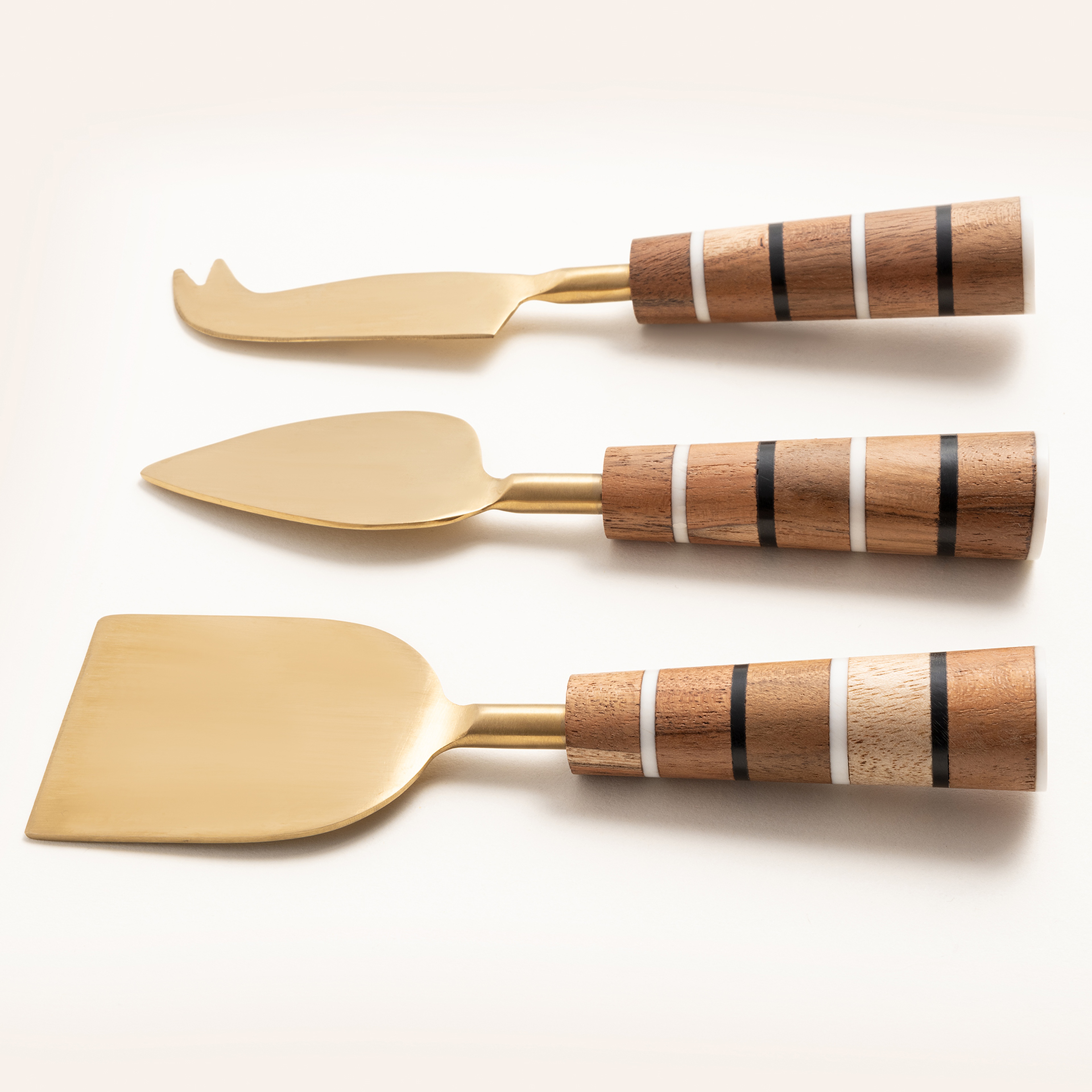 Rampur Çelik Servis Seti 16 Cm Kahverengi - Altın