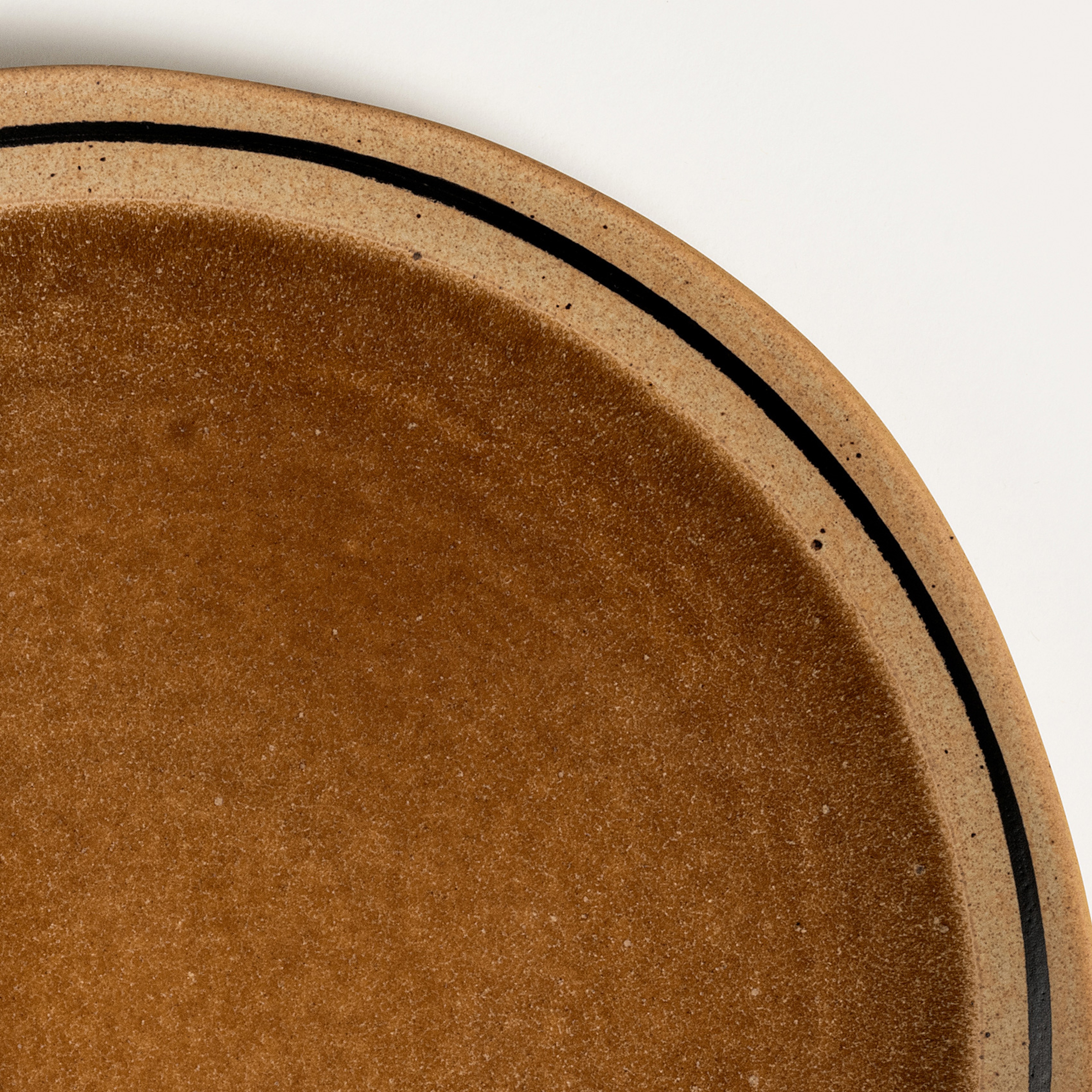 Lızbon Stoneware Yemek Tabağı 28x28x3 Cm Kahverengi