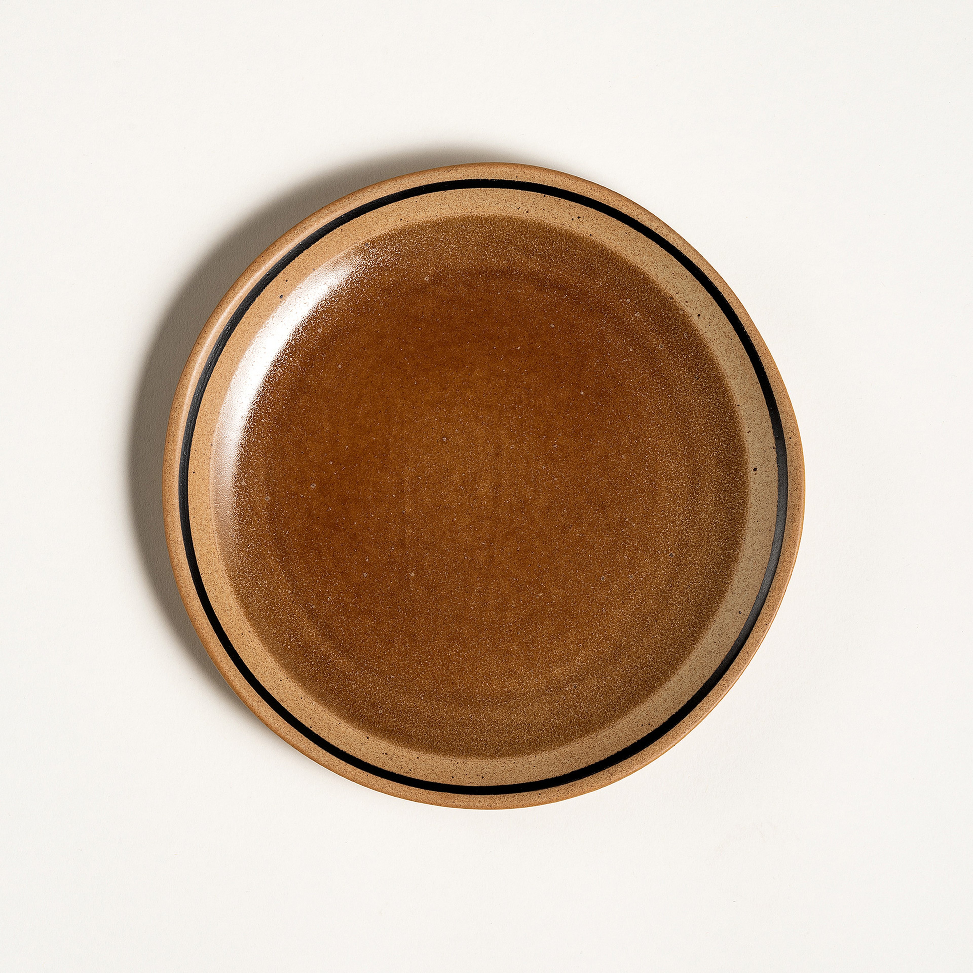 Lızbon Stoneware Pasta Tabağı 20 Cm Kahverengi