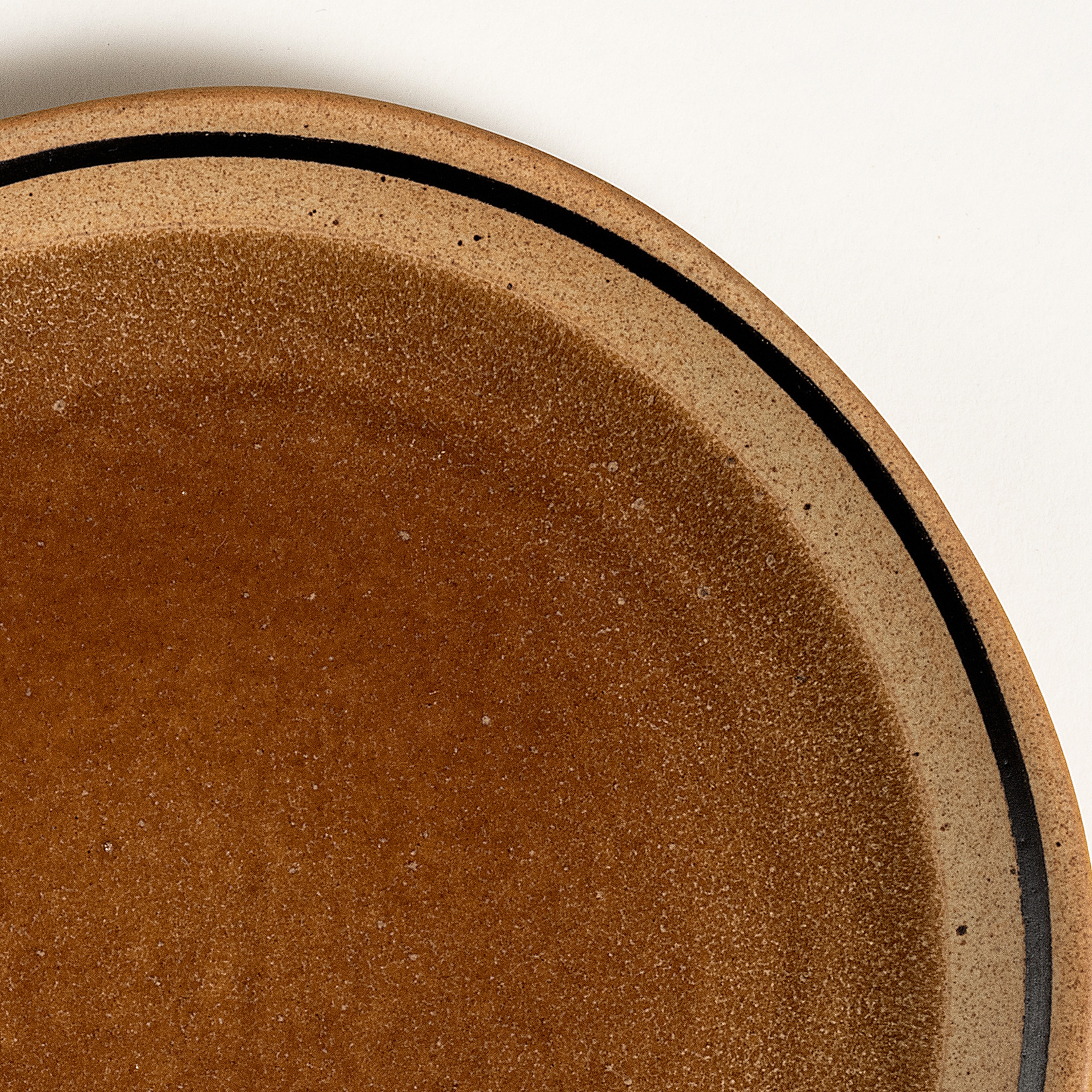 Lızbon Stoneware Pasta Tabağı 20 Cm Kahverengi