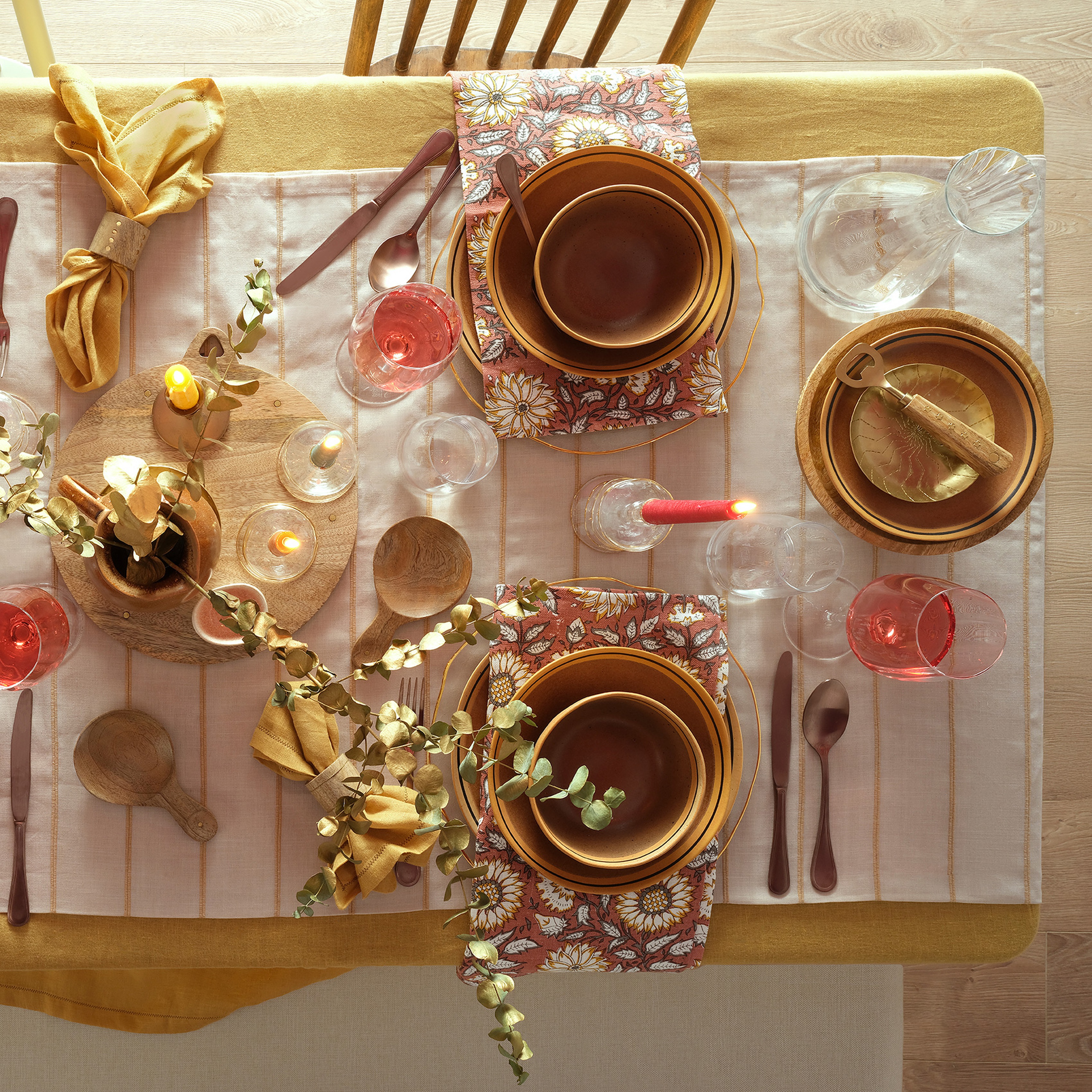 Lızbon Stoneware Çukur Tabak 23x23x5 Cm Kahverengi