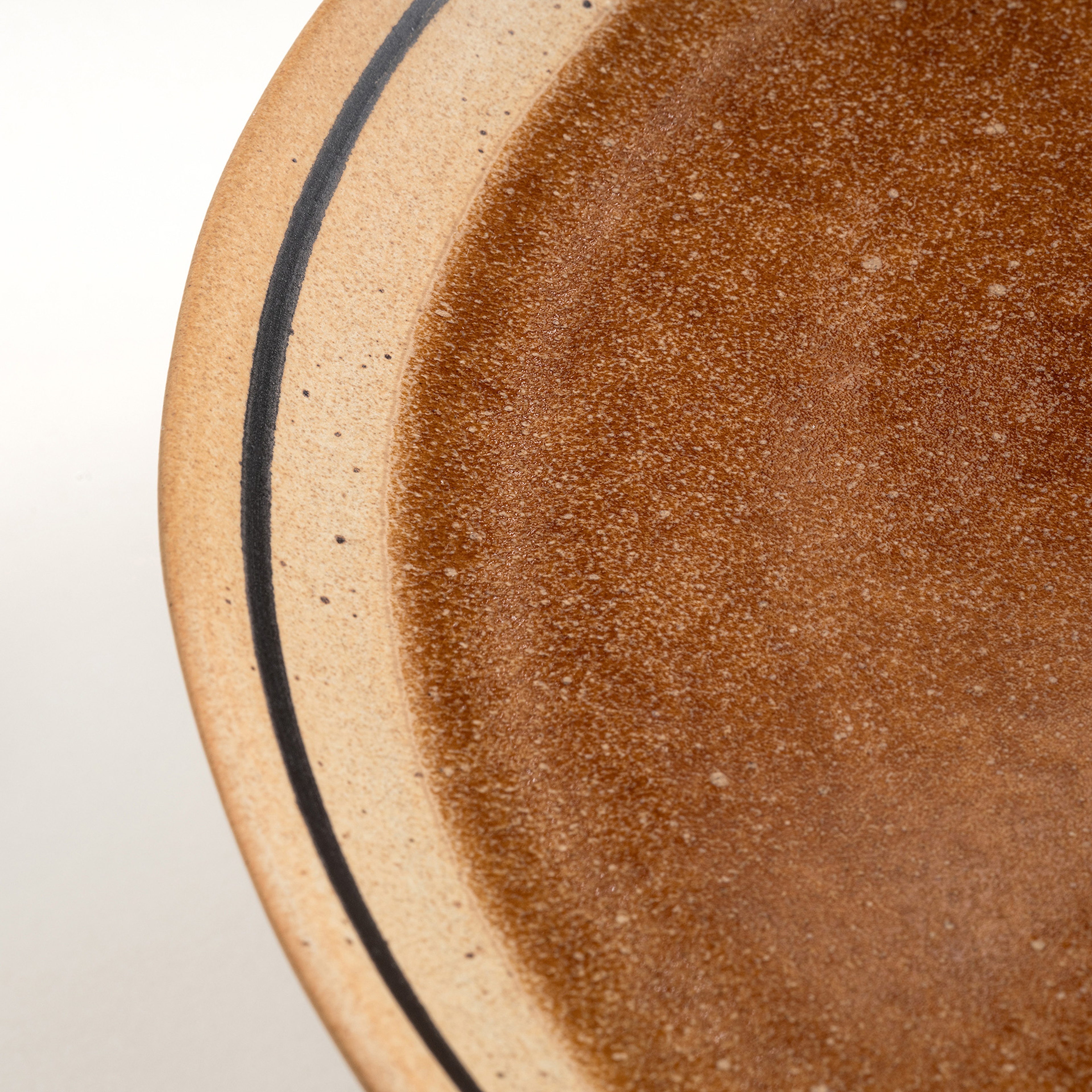 Lızbon Stoneware Servis Tabağı 31x31x13 Cm Kahverengi