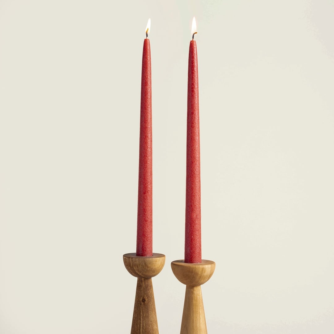 Deurne Parafın Mum 2.2x2.2x30 Cm Fuşya