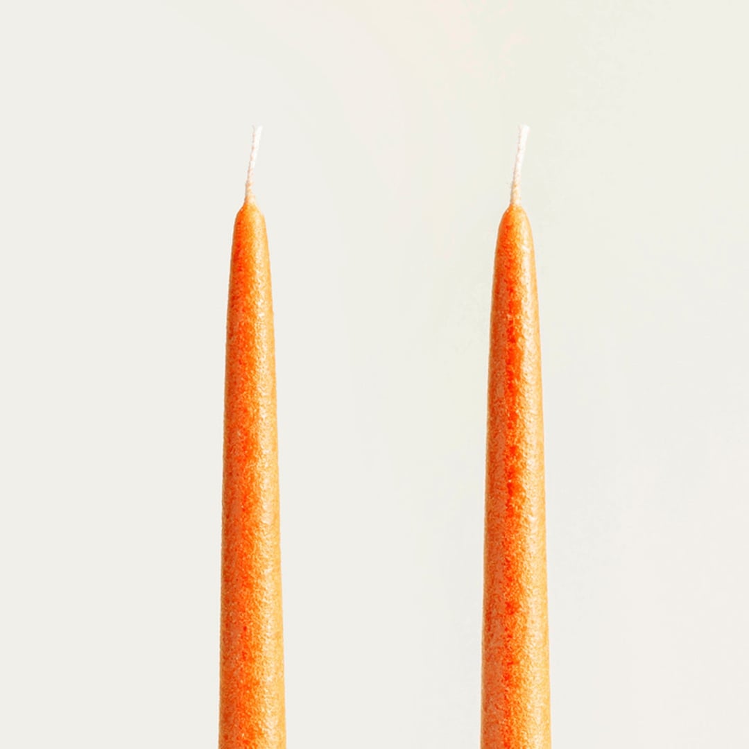 Deurne Parafın Mum 2.2x2.2x30 Cm Turuncu
