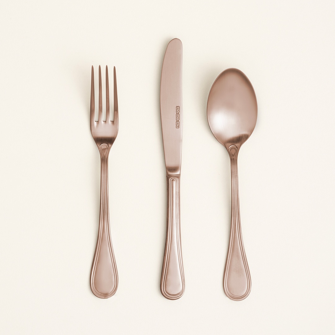 Dume Çelik Tatlı Bıçağı 2x20x0.2 Cm Mat Çikolata